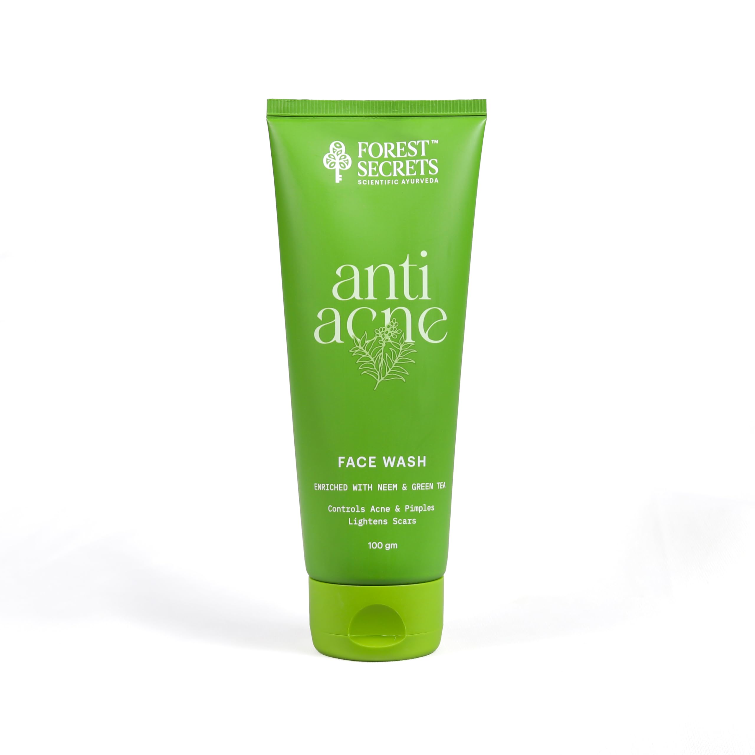 Forest Secrets AntiPimple Face Wash | Neem & Green Tea | Controls Acne & Pimples | Lightens Acne Marks | Suitable For Oily & Ac