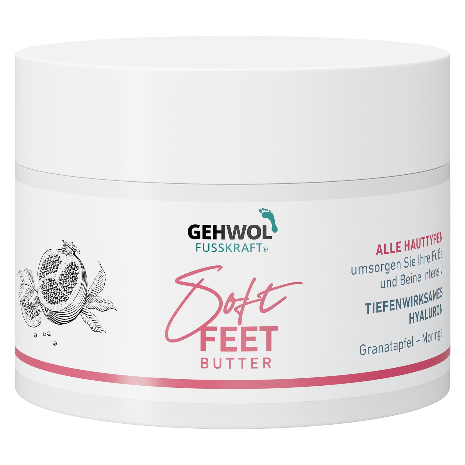 Gehwol Soft Feet Butter 3.5 Oz/100 Ml Pomegranate & Moringa