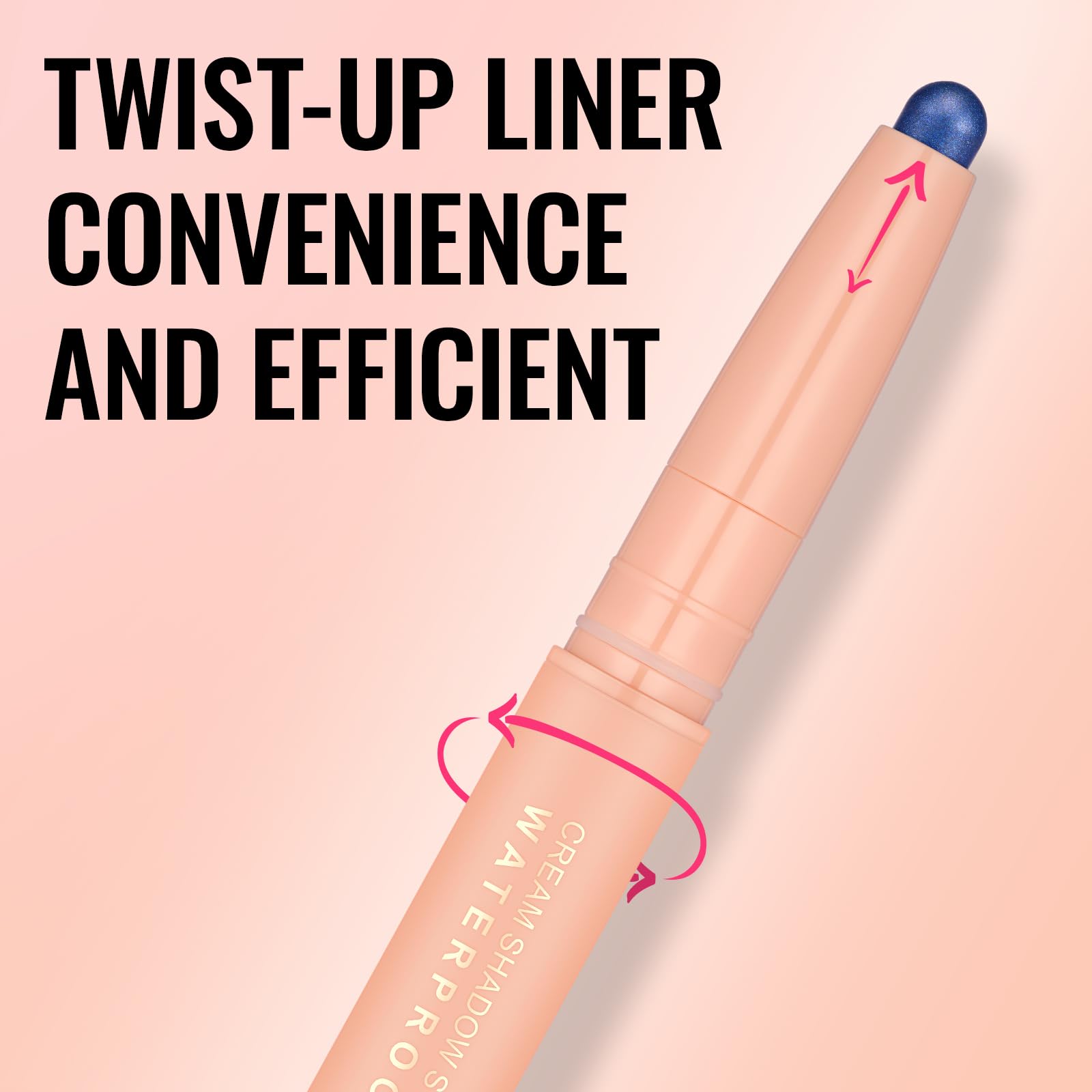 Oulac Waterproof Eye Shadow Stick Smooth And Long Lasting, Shimmering Glitter Finish, Blendable Eyes Makeup, Vegan & Cruelty-Fre