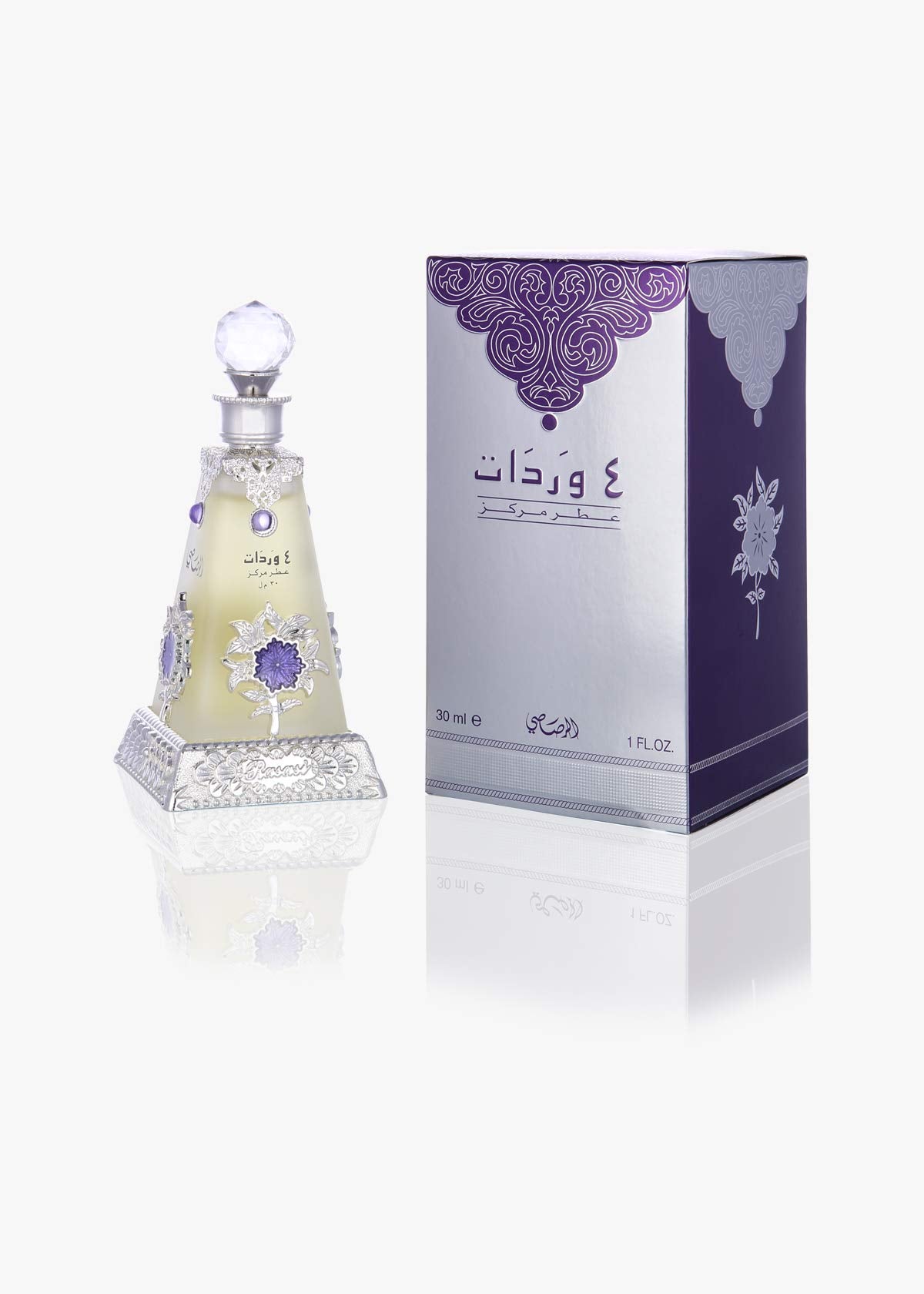 Rasasi Arba Wardat Concentrate Perfume Oil For Women, 1.0 Ounce