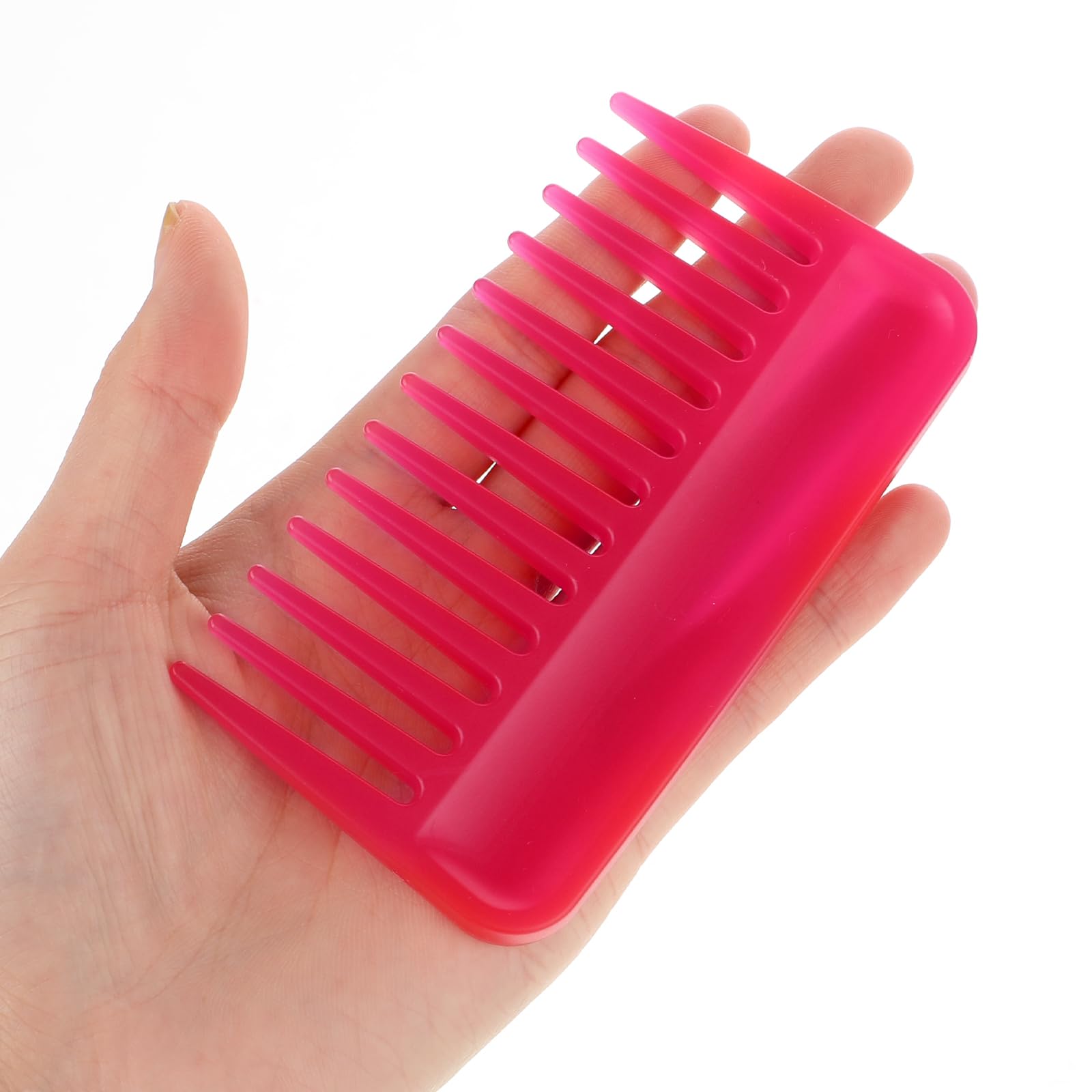 Mini Wide Tooth Comb, 4 Inch Small Shower Comb Portable Purse Comb Hair Detangling Comb Travel Comb Pocket Curly Hair Comb Styli