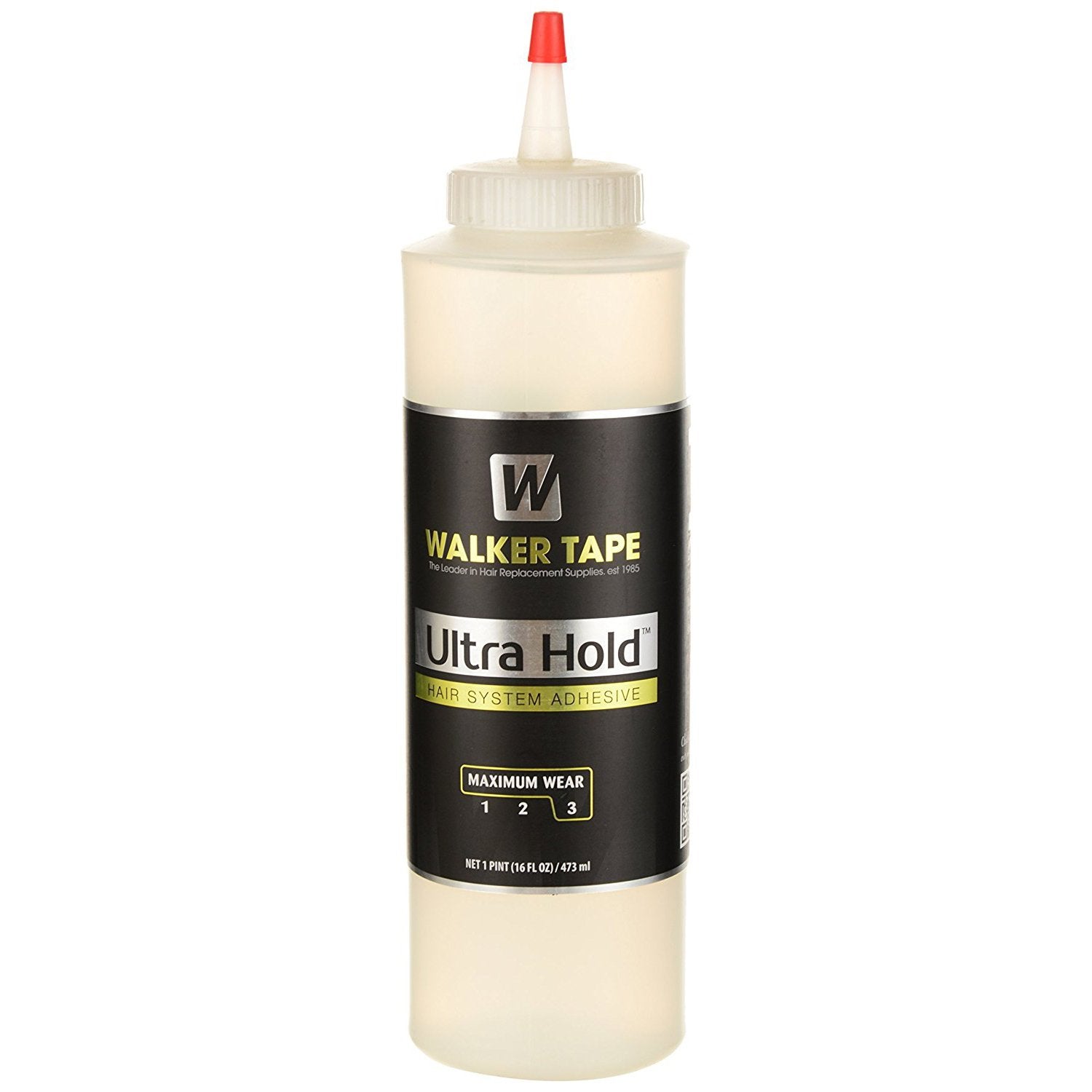 Walker Tape Ultra Hold Adhesive 16.0 Ounce Bottle (Acrylic-Soft Bond)