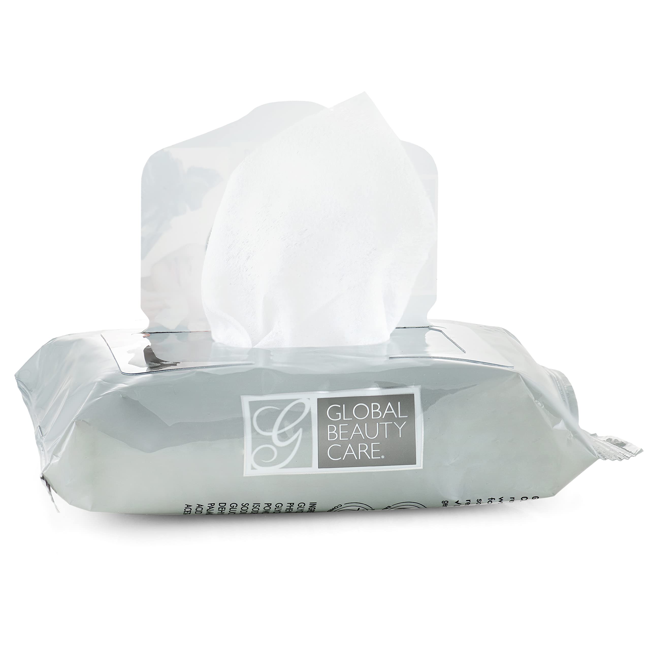 Global Beauty Care Bulk Cleansing Wipes Premoistened 4 Pack Of Charcoal Cleansing Cloths Makeup Removal Wipes - Great For Travel