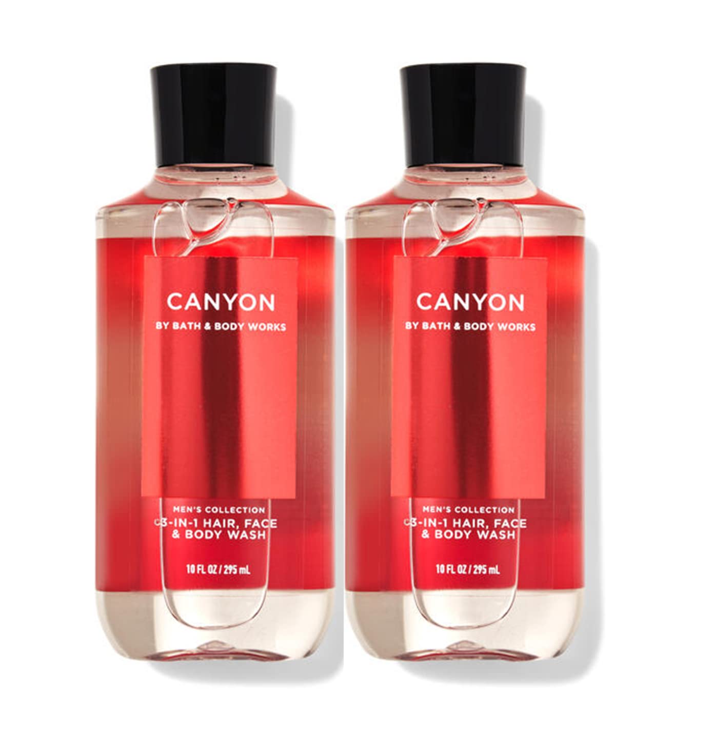 Bath & Body Works And Body Works For Men Canyon 3-In-1 Hair, Face & Body Wash - Value Pack Lot Of 2 - Full Size (Canyon) 10 Fl O