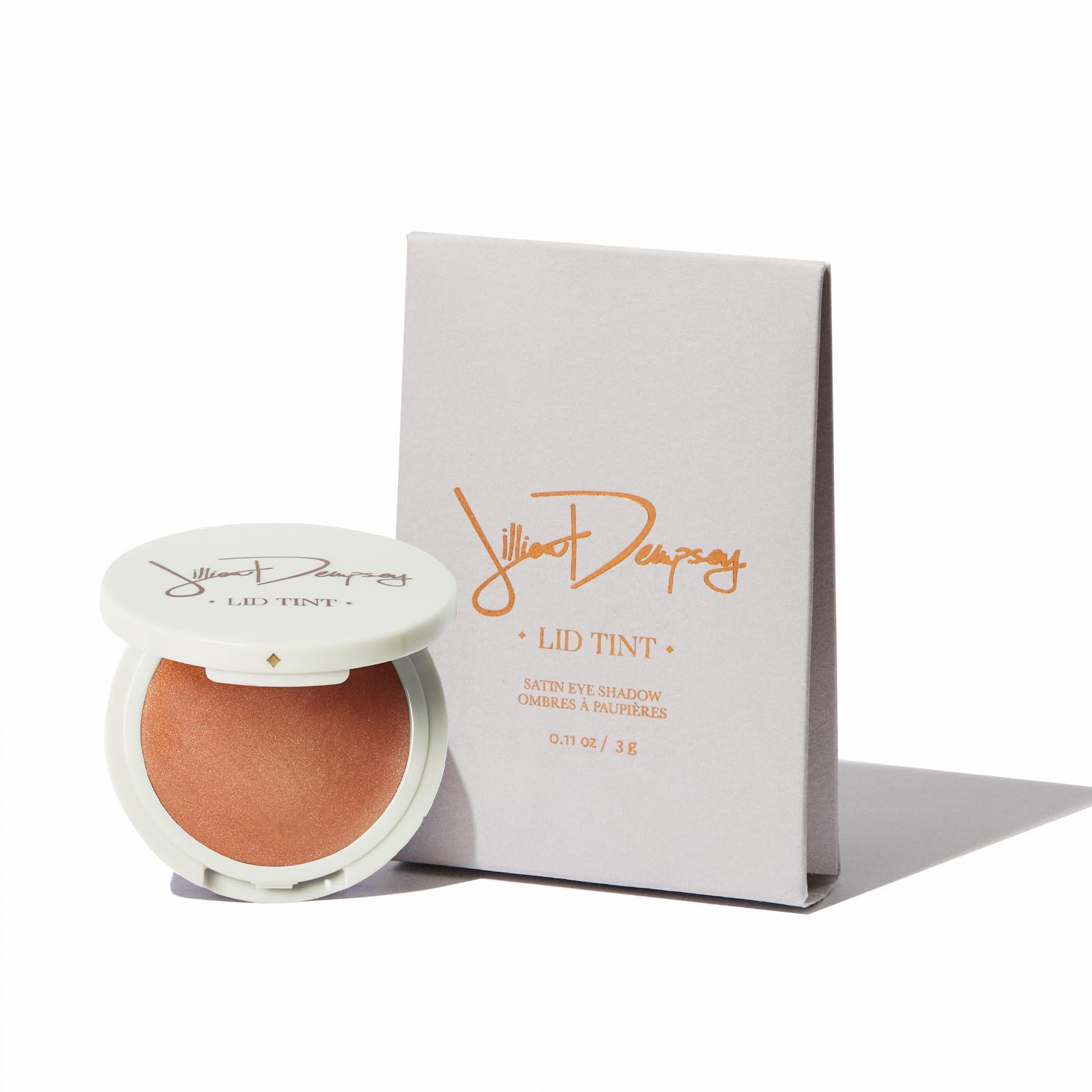 Jillian Dempsey Lid Tint: Satin Cream Eyeshadow I Easy Application for a Natural Shimmer or a Layered Matte Finish I Glimmer
