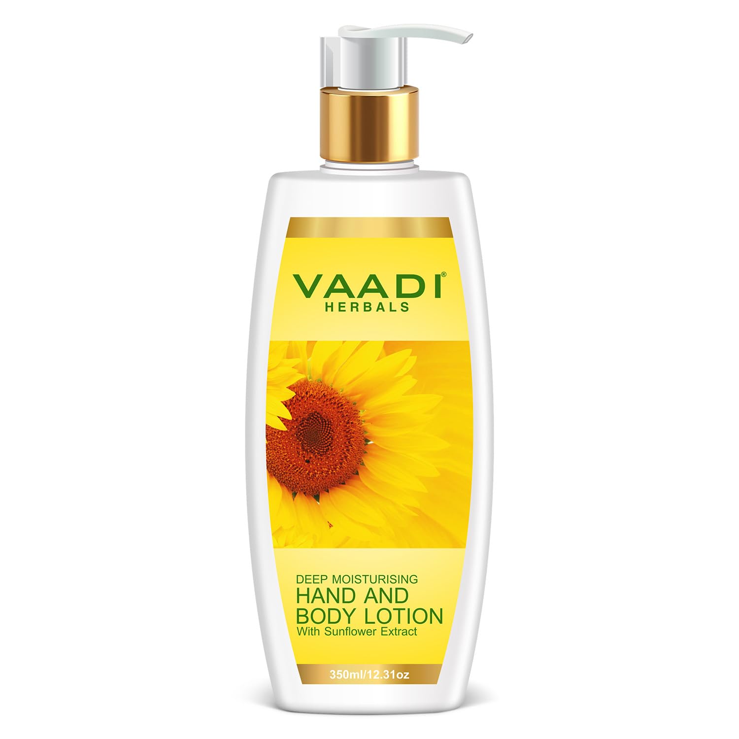 Vaadi Herbals Hand And Body Lotion With Sunflower Extract, 350G (8906049912729)
