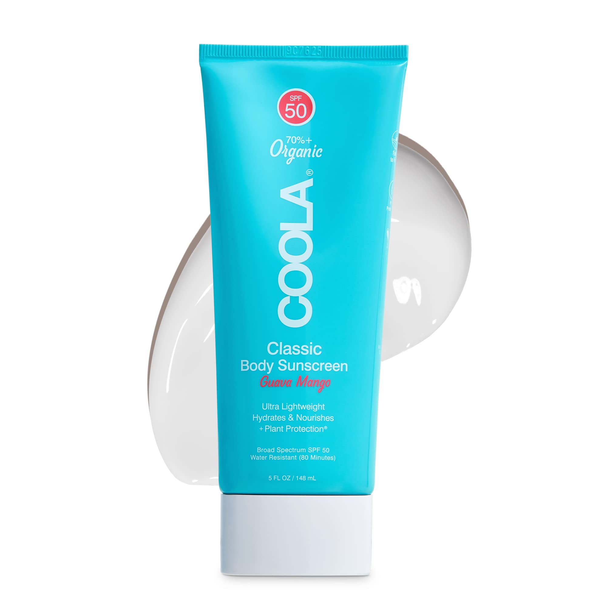 Coola Organic Sunscreen Spf 50 Sunblock Body Lotion, Dermatologist Tested Skin Care For Daily Protection, Vegan And Gluten Free,