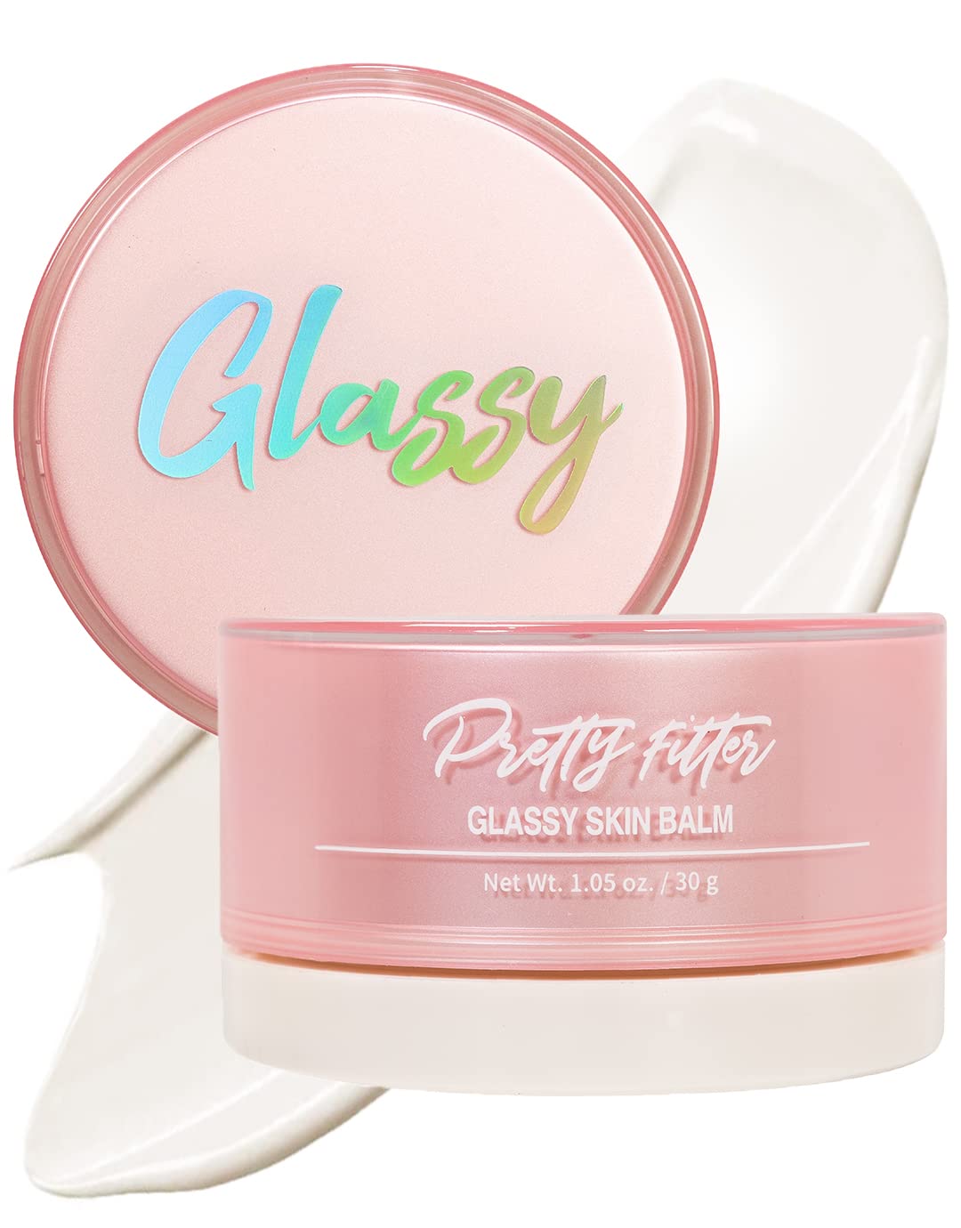Touch In Sol Pretty Filter Glassy Skin Balm Primer 1.05 Oz. - Skin Smooth Moisturizing Primer Before Makeup - Natural Glow Face