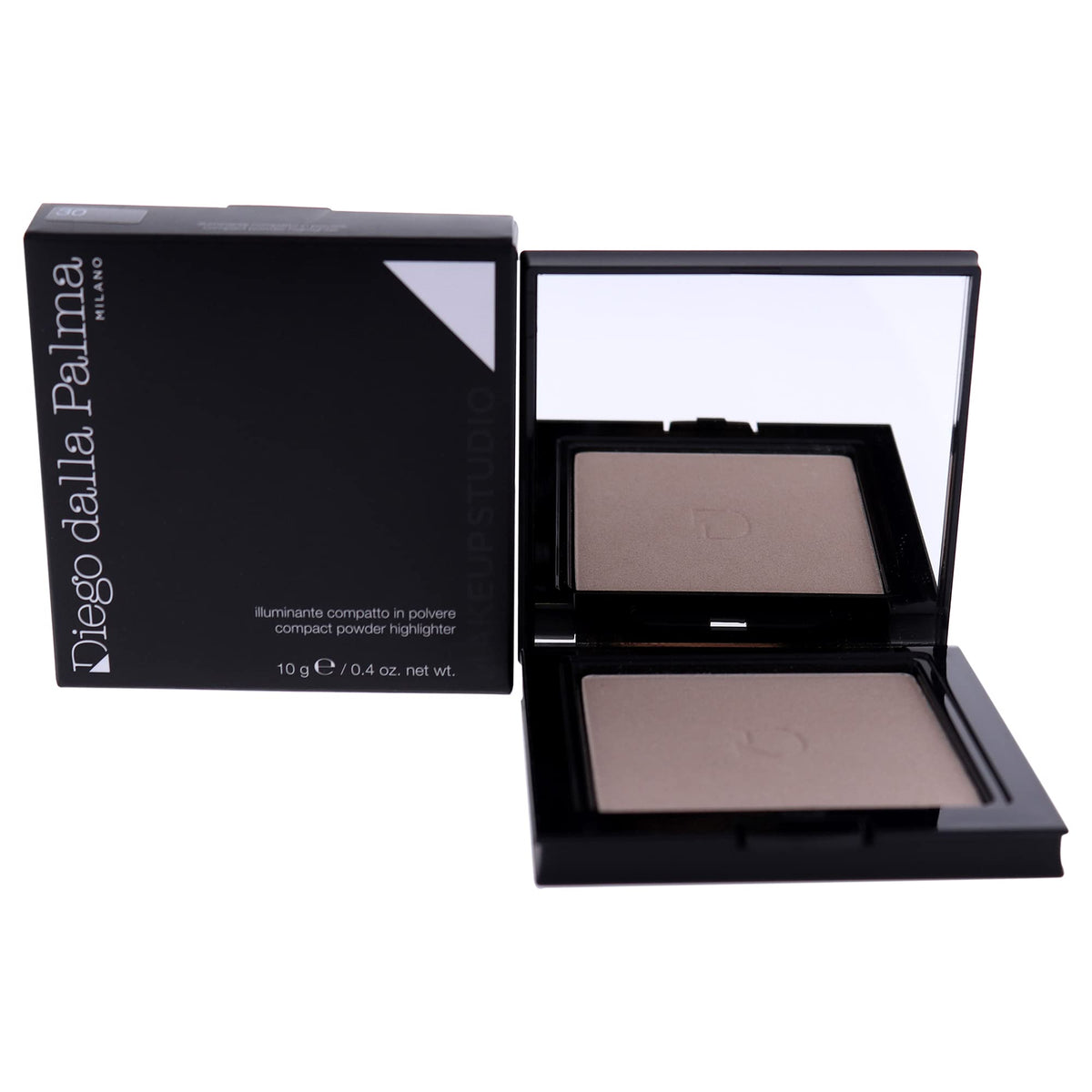 Diego Dalla Palma Compact Powder Highlighter, 0.4 Oz, 30 Cold Pink Color