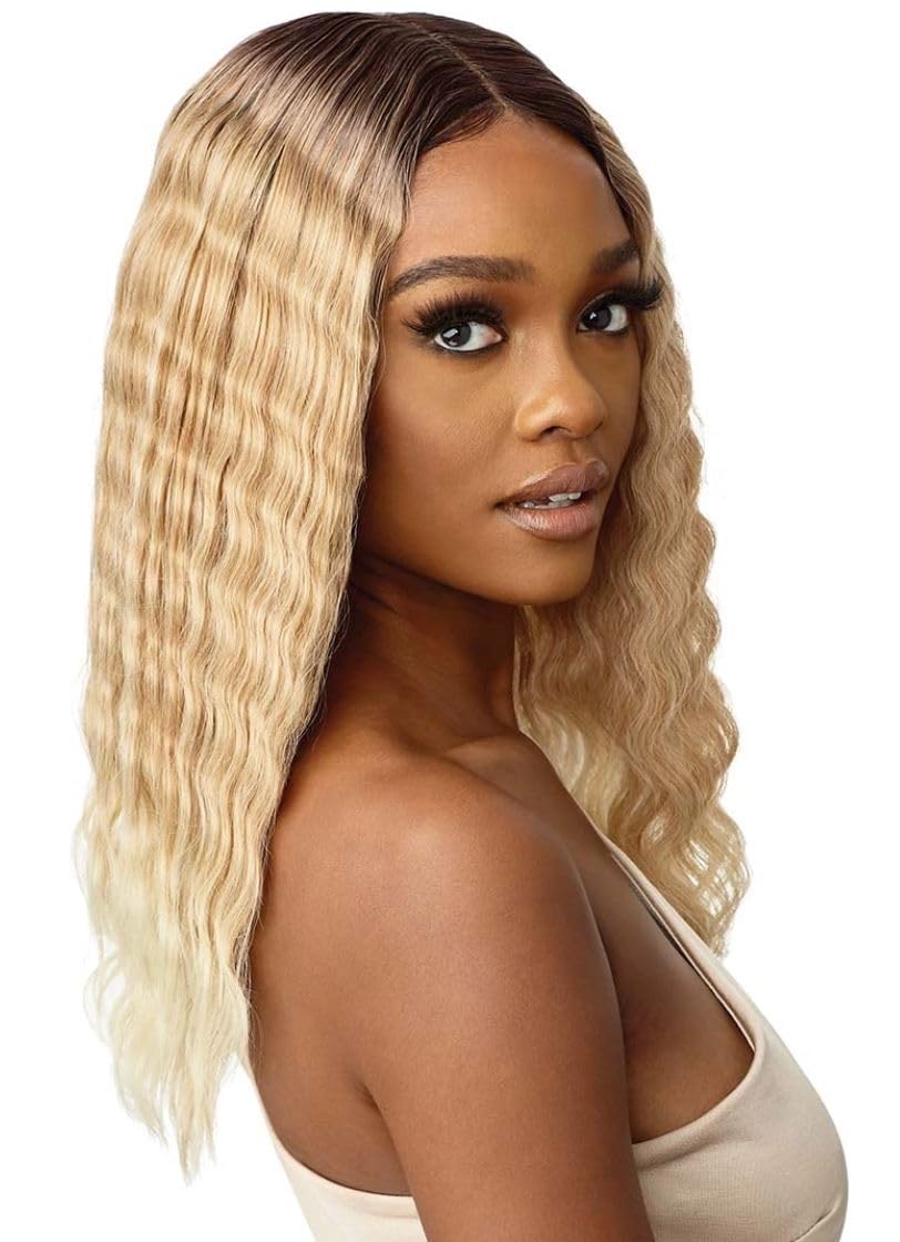 Outre Lace Front Natural Baby Hairs HD Transparent Lace Crimp Wave Style LUCY (1)
