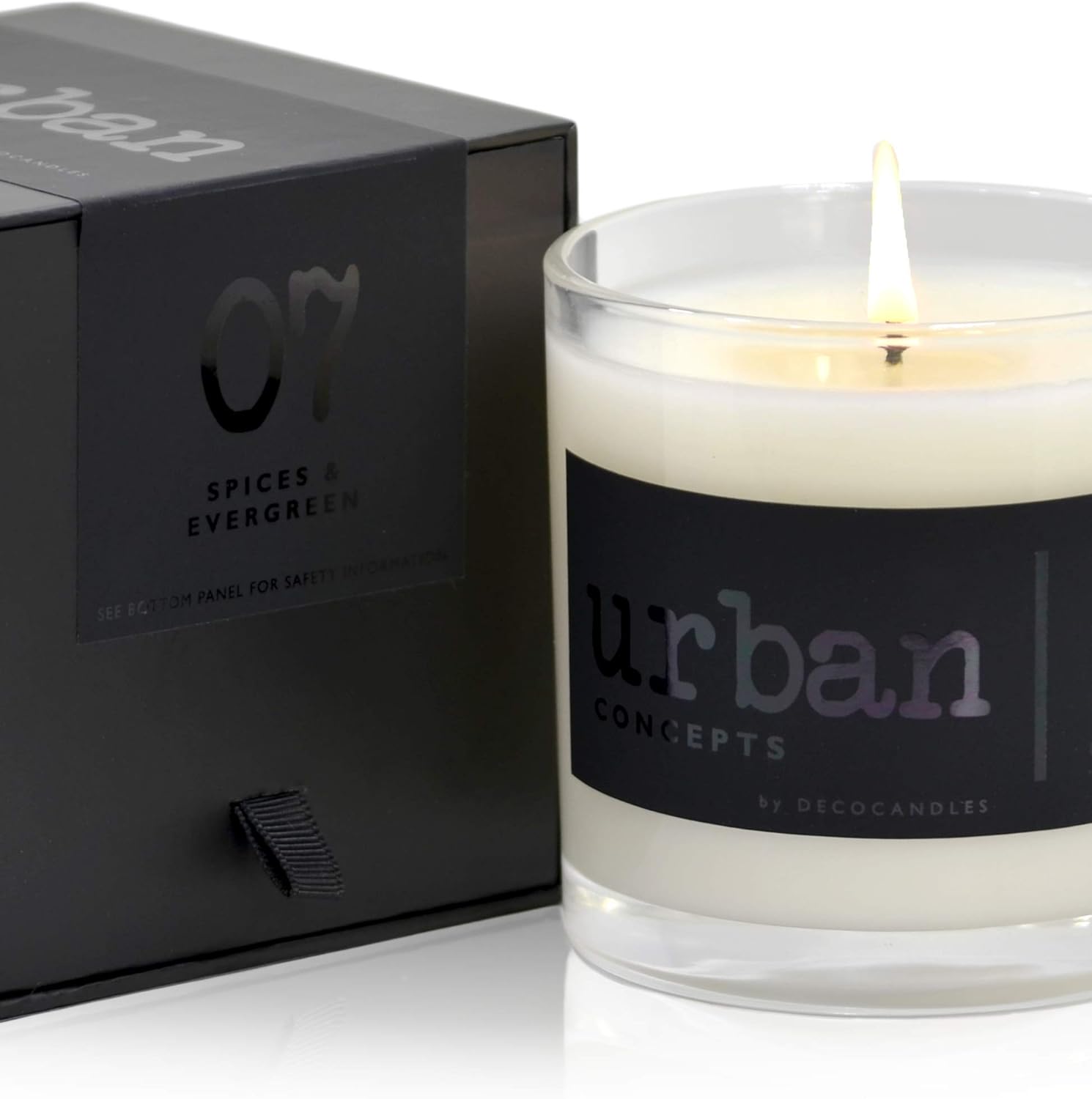 DECOCANDLES Urban Concepts - Mango Guava - Highly Scented Soy Candle - Long Lasting - Hand Poured in USA (9 Oz.)