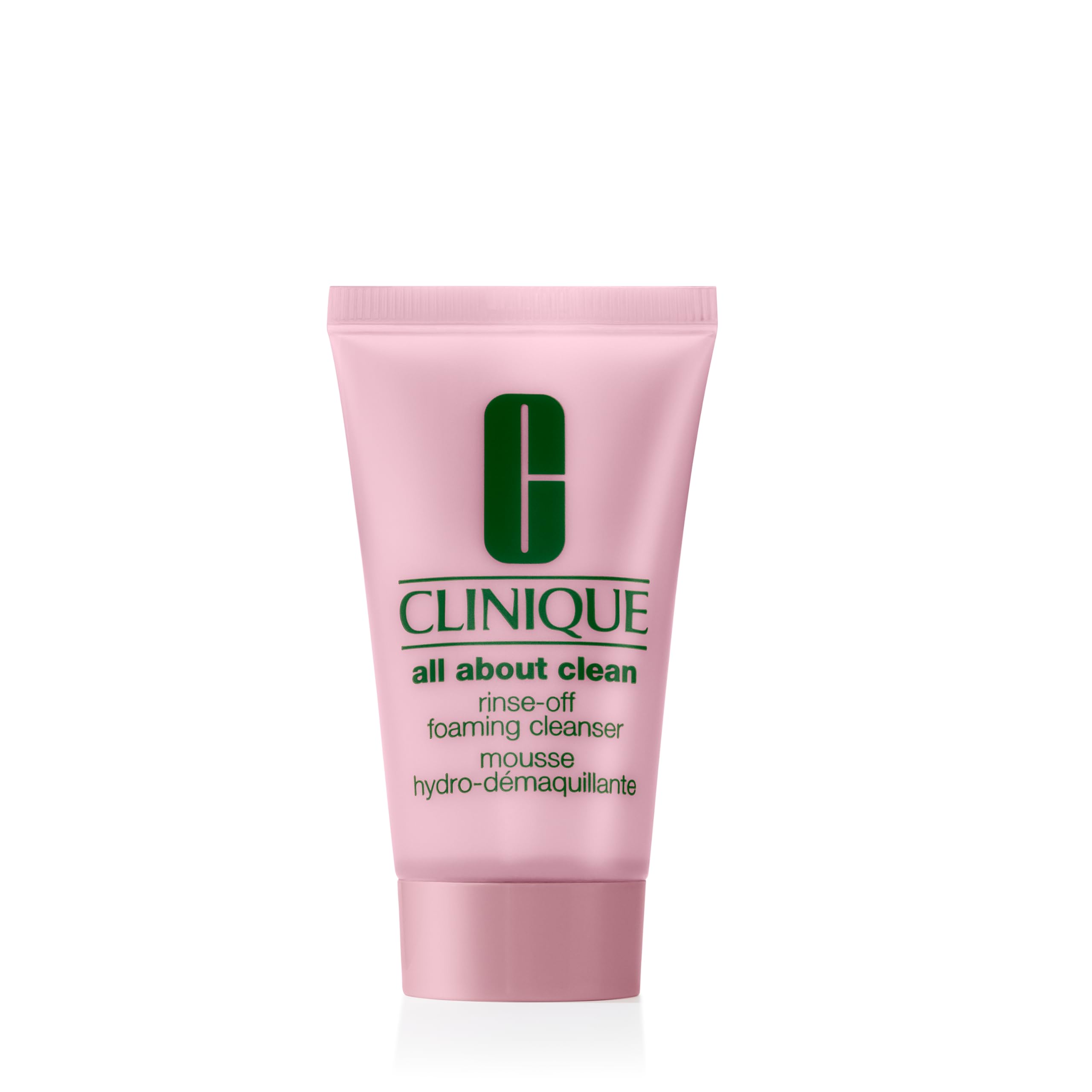 Clinique All About Clean Rinse-Off Foaming Facial Cleanser With Hyaluronic Acid + Glycerin For Oily Skin Types | Dissolves Makeu