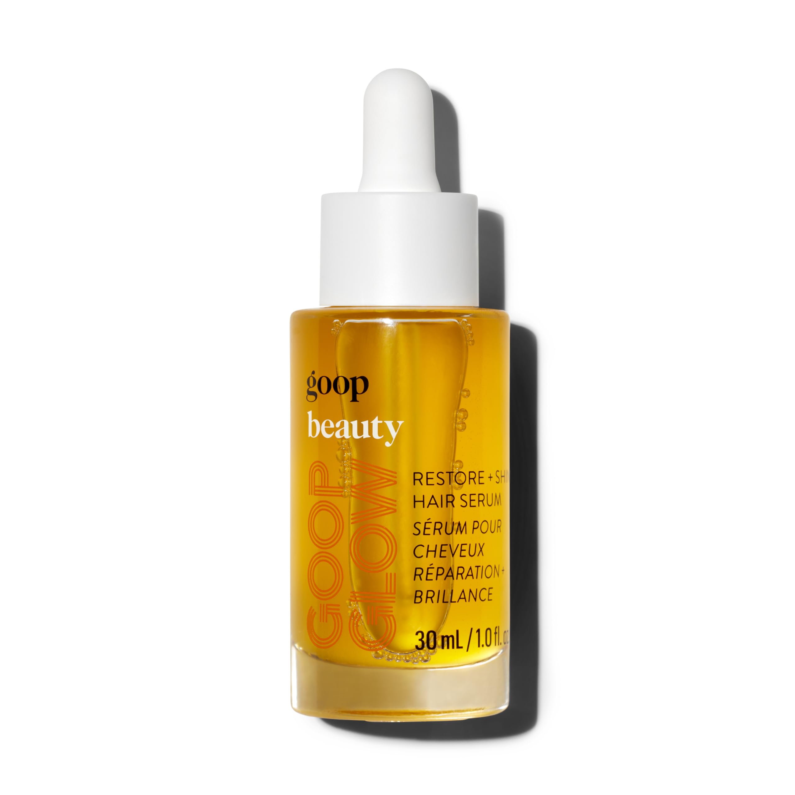 goop Beauty Hair Oil | Hair Moisturizer for Frizzy & Dry Hair | Vitamin C, Sea Buckthorn Oil, and Plumeria Monoi Oil | 1 fl oz |