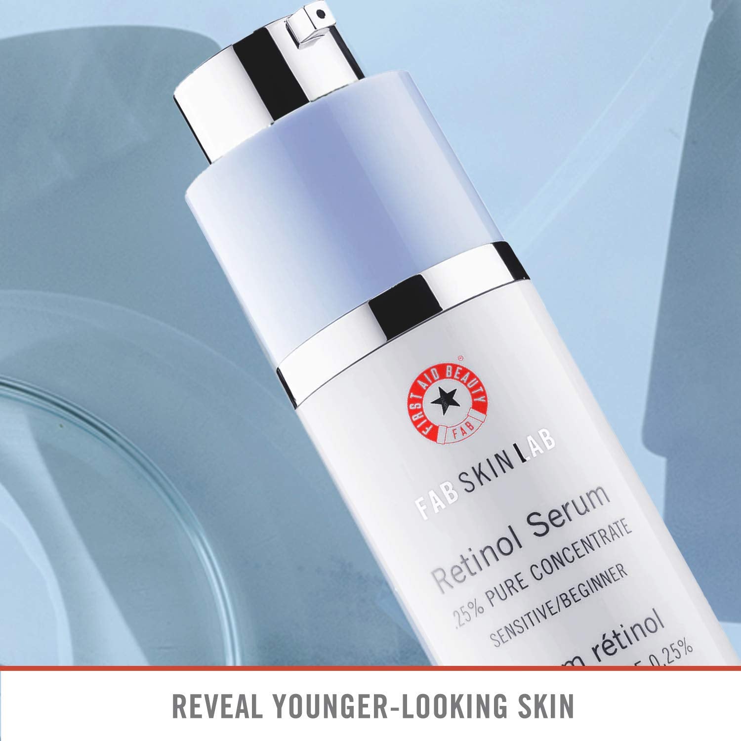 First Aid Beauty Retinol Serum 0.25% Pure Concentrate, 1 oz - Anti-Aging Skincare