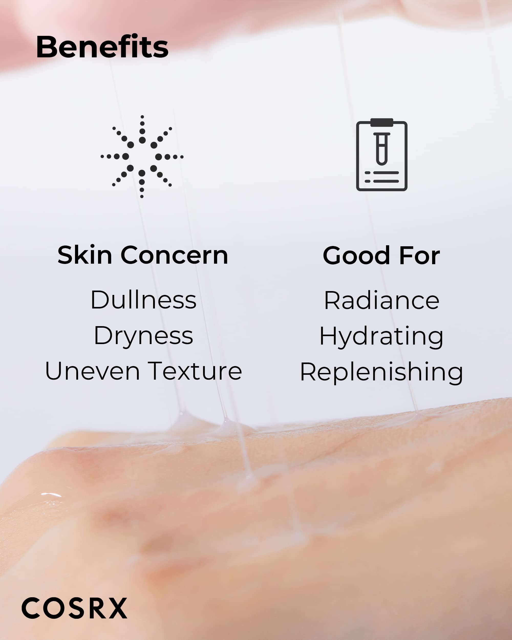 cOSRX Niacinamide 5% + Snail Mucin 74% Dual Essence, Anti aging Face Serum for Dull Skin, Hydrating, Brightening, Repairing, 270