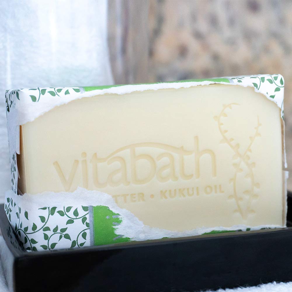 Vitabath Original Spring Green Moisturizing Gelee Bar Soap All Over Gentle Foaming Cleanser & Hydrating Solid Body Wash - Nouris