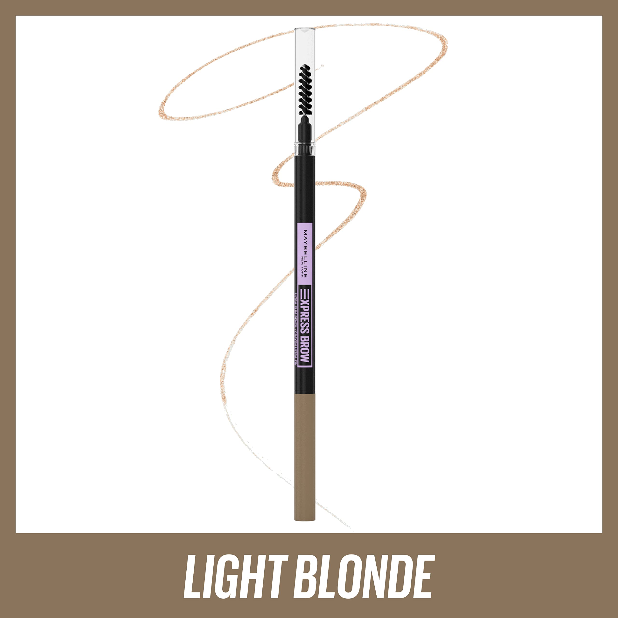 Maybelline Brow Ultra Slim Defining Eyebrow Makeup Mechanical Pencil With 1.55 Mm Tip And Blending Spoolie For Precisely Defined