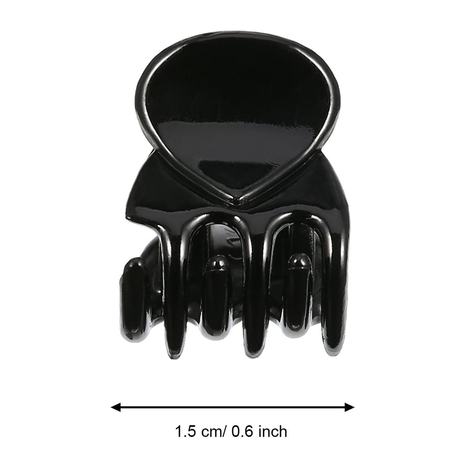 Hotop 24 Pcs Mini Butterfly Hair Clips Small Hair Clips Tiny Hair Claws Pins Clamps Plastic For Women Hair (Black)