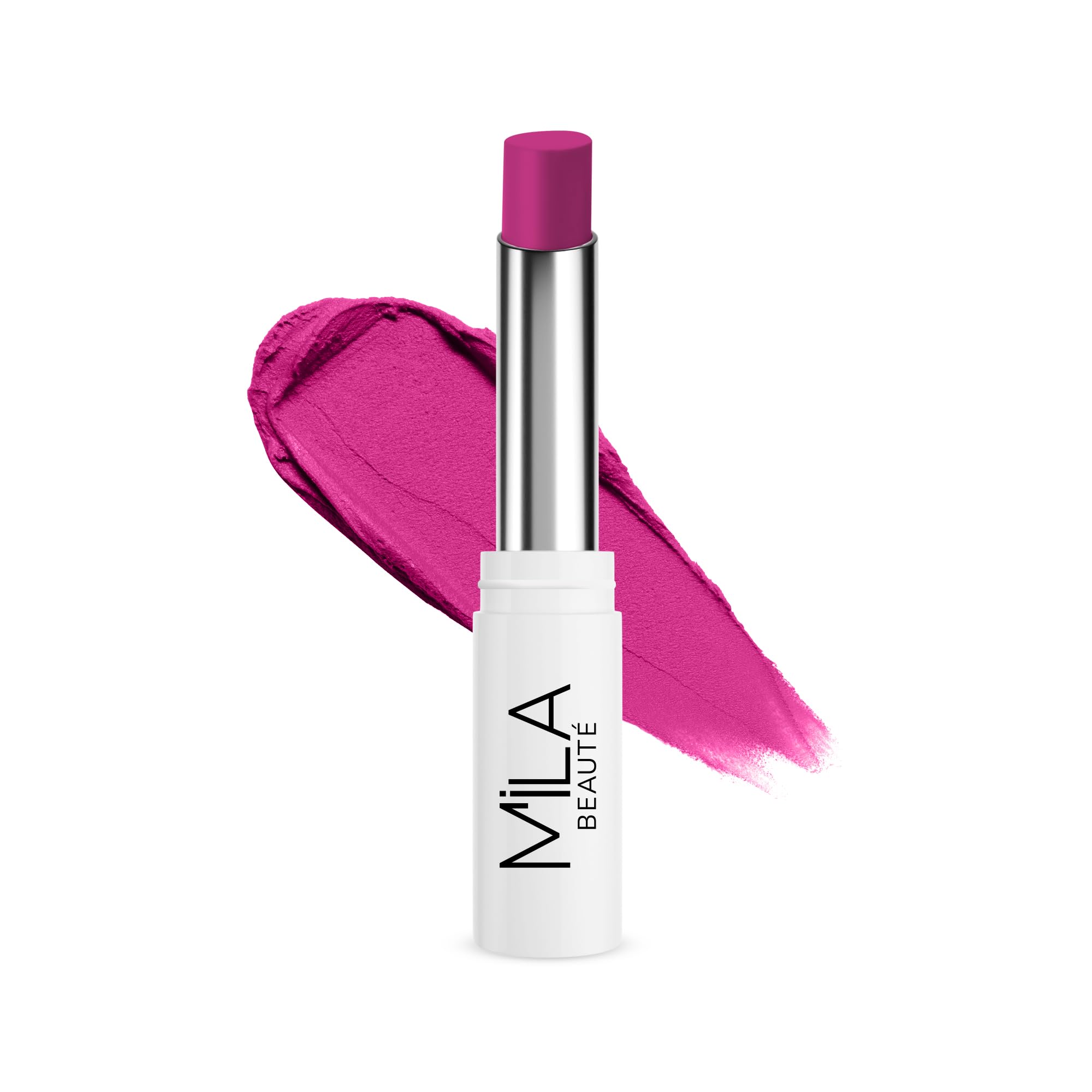 Mila Beaut 24 Hrs Locked In Lips Transfer Proof Lipstick | Enriched With Mango Seed Butter & Hyaluronic Acid | Transfer Proof Fo