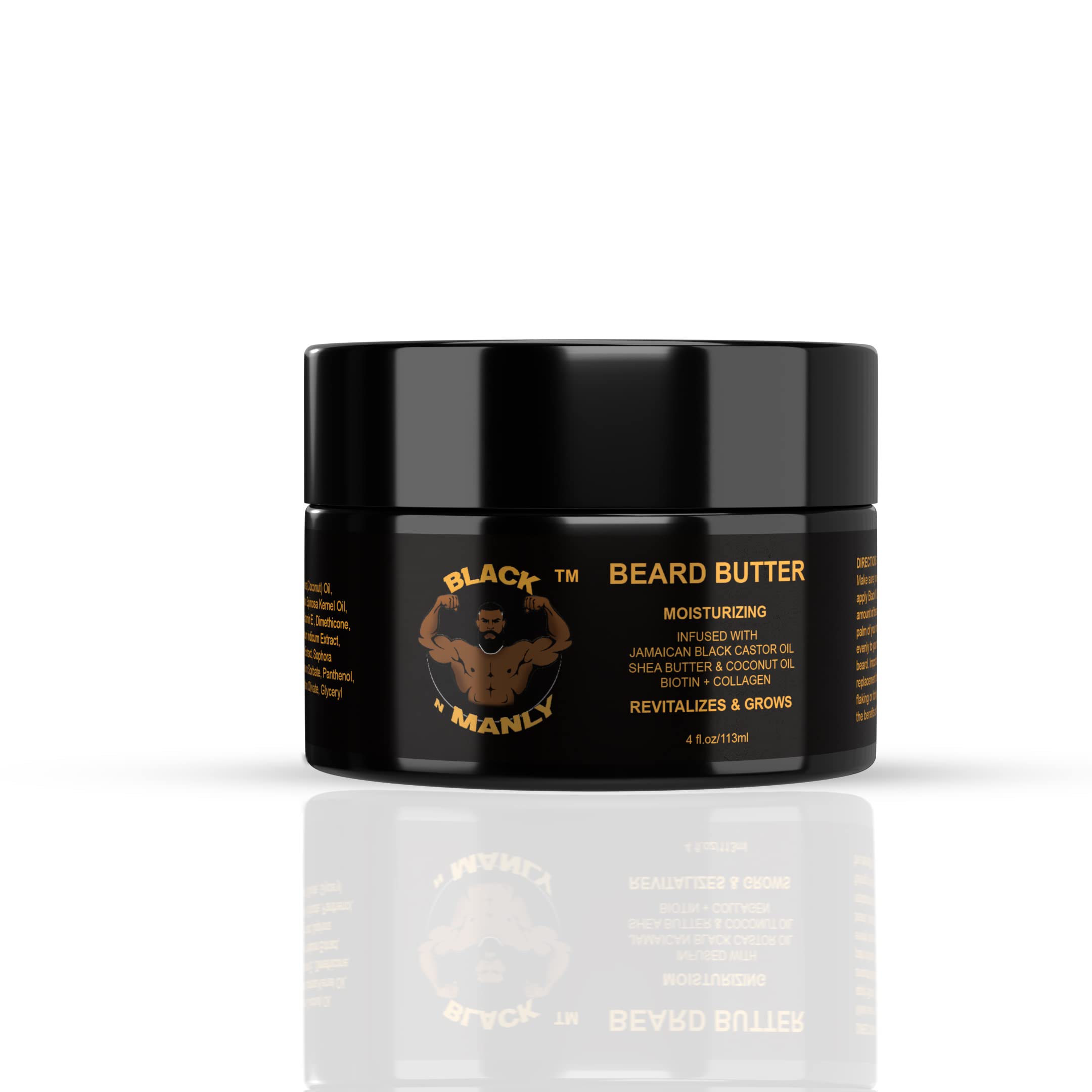 Black N Manly Beard Butter soothes and moisturizes your skin and beard, with biotin and collagen to promote hair growth Fresh Co