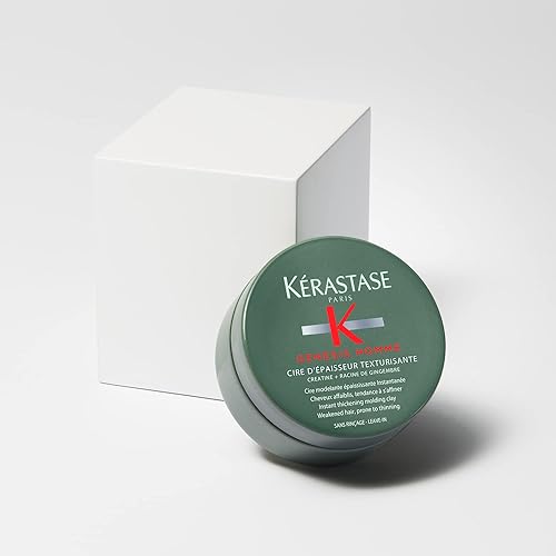 KERASTASE genesis Homme cire dEpaisseur Texturisante Wax Pomade  Light-hold Wax Pomade for Men  Provides Texture & Thickness  Fo