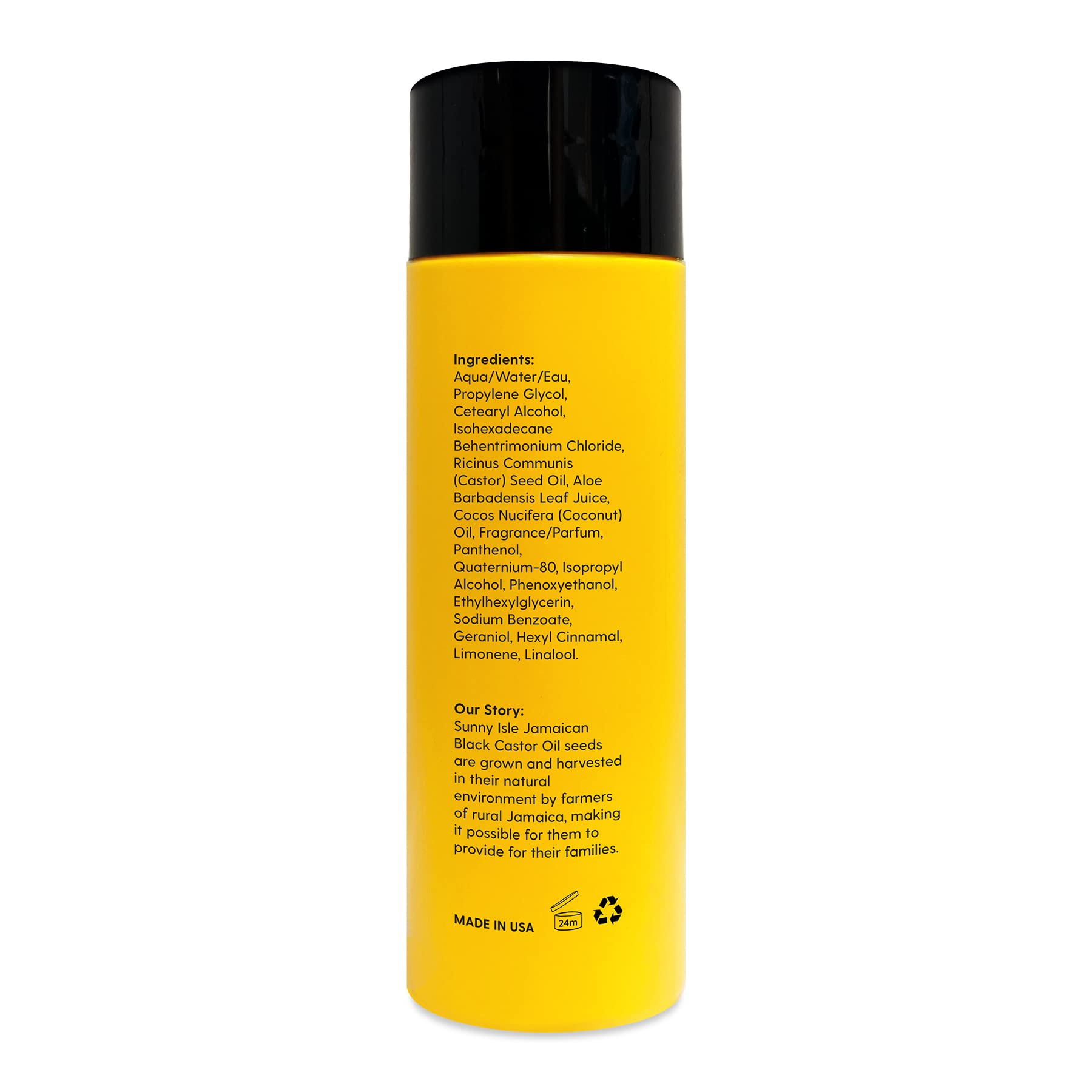 Sunny Isle Kids Care Moisture-Rich Leave-In Detangler 8oz | Gentle Care Non-Greasy Conditioner for Children's Coils, Waves, Curl