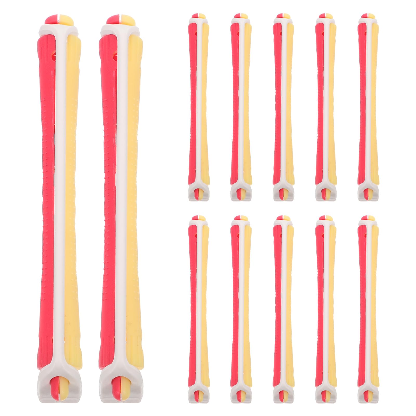 minkissy 12 pcs Perm Rods Hair Curlers for Women Portable Hair Rollers for Home and Travel Lightweight Perm Rods for Short 3.54 