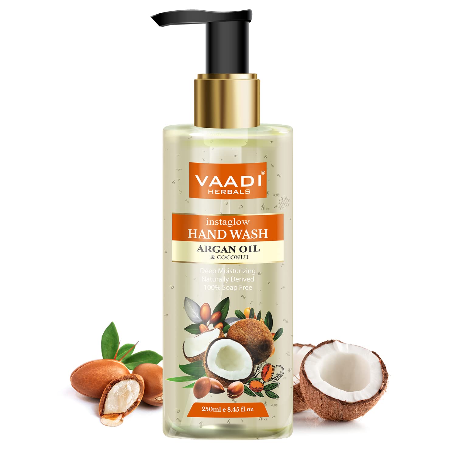 Vaadi Herbals Instaglow Argan Oil And Coconut Hand Wash  250 Ml