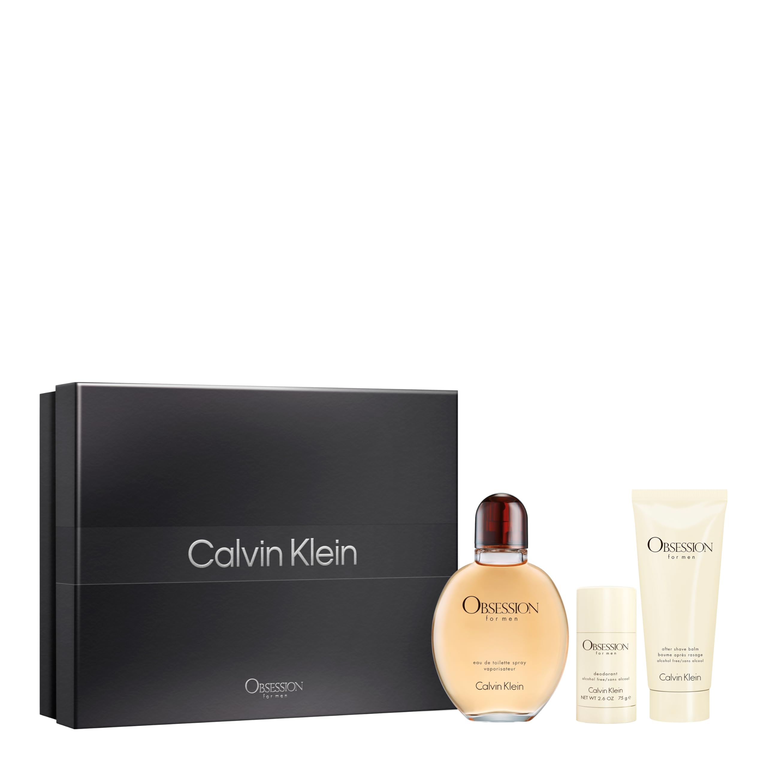 Calvin Klein Obsession Eau de Toilette for Men Trio Gift Set