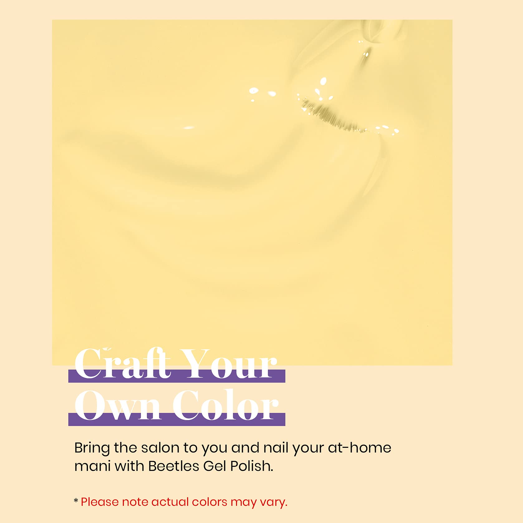 Beetles Pastel Gel Polish 15Ml Yellow Nail Polish Lemon Chiffon Cream Nail Gel Polish Soak Off Uv Led Nail Lamp Nail Art Manicur