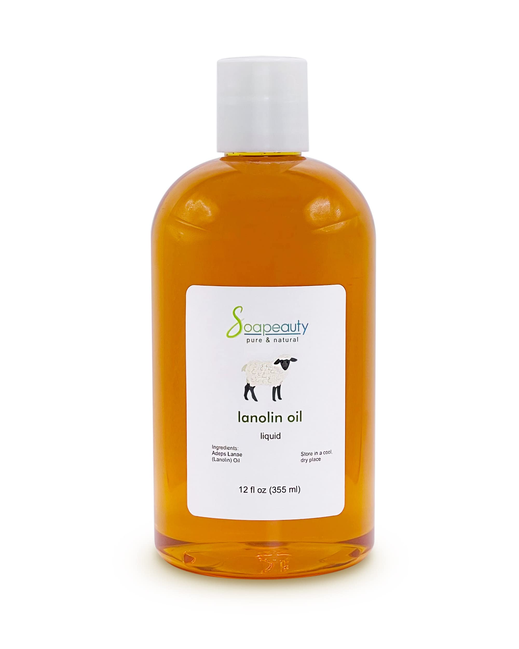 Lanolin Oil Cold Pressed Unrefined | 100% Natural Available In Bulk | Carrier For Essential Oils, Face, Skin, Hair Moisturizer,