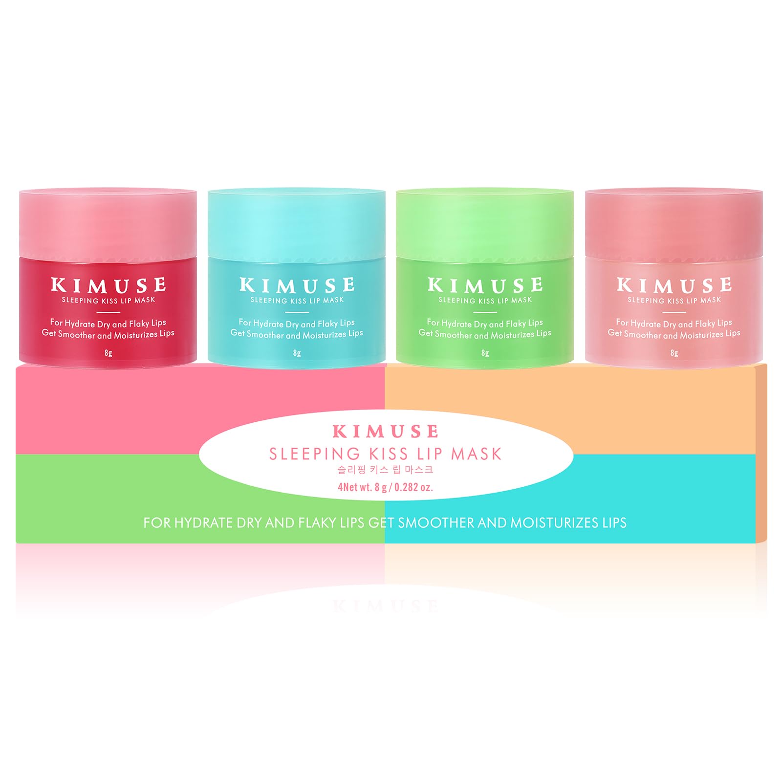 KIMUSE Lip Sleeping Mask Set - Overnight Treatment Lip Care Products | Moisturize & Nourish, Cracked Dry Lips, Intense Hydration