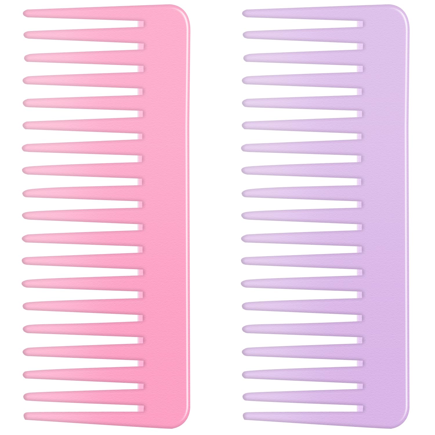 Wide Tooth Comb And Large Hair Detangling Comb For Long Hair, Curly Hair, Wet Hair, No Handle Detangler Comb Styling Shampoo Com
