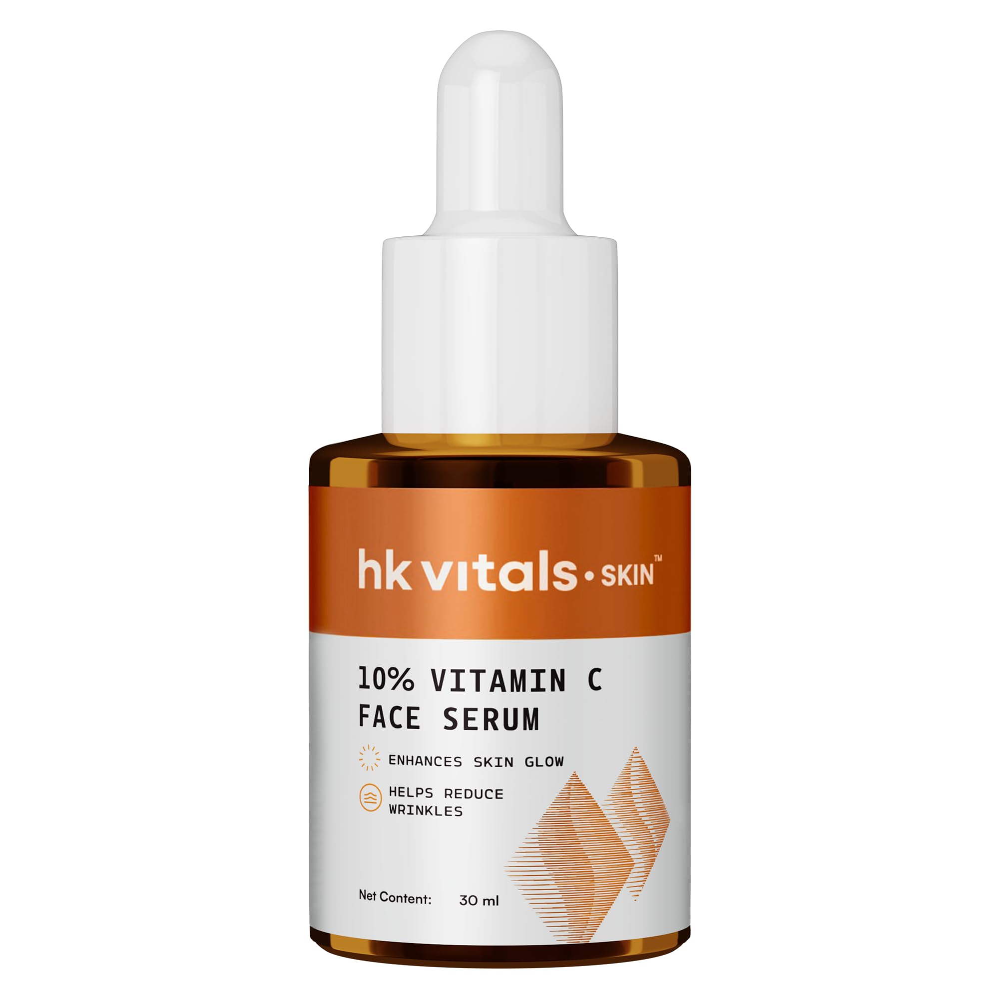 Hk Vitals 10% Vitamin C Face Serum (30 Ml) | With Superox-C & 3-O-Ethyl Ascorbic Acid | Brightens Skin, Evens Out Skin Tone, Red