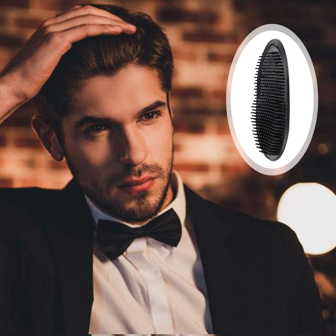 6Pcs Shampoo Pocket Comb Massage Hair Comb Pocket Palm Brush Comb Portable Hair Comb Beard Comb Creative Scalp Massage Brush Com