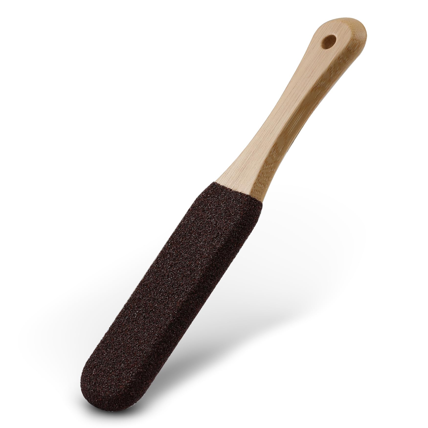 BEZOX Foot Pumice Stone Pedicure File(1 PCS) - Ergonomic Wooden Handle Foot File Callus Remover for Smoother Feet and Hands - Fo