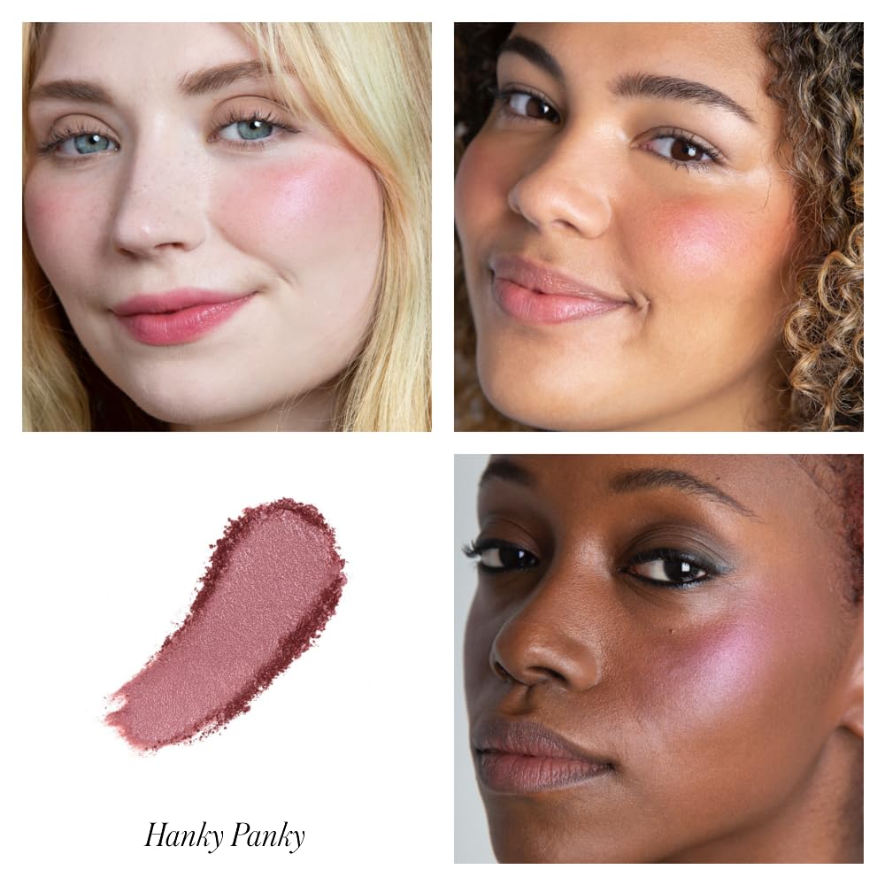 RMS Beauty ReDimension Hydra Powder Blush - Powder Gel Blush for Cheeks, Blush Cream, Cream Blush Makeup Shimmer Blush Powder Ch
