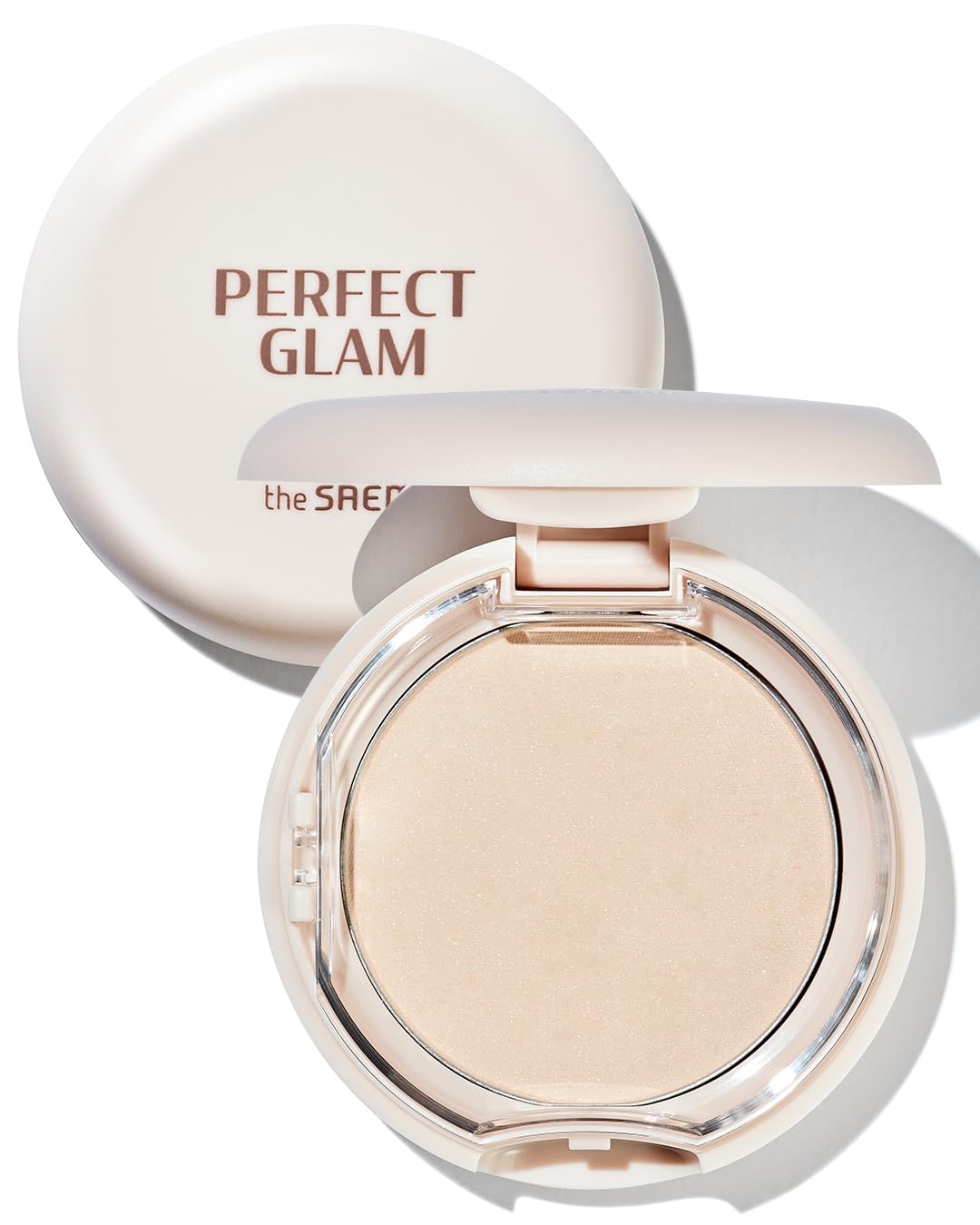 THESAEM Glam Glow Pact - Illuminating Pressed Powder for Oily & Combo Skin - Matte Finish with Radiant Finish - Sebum Control Po