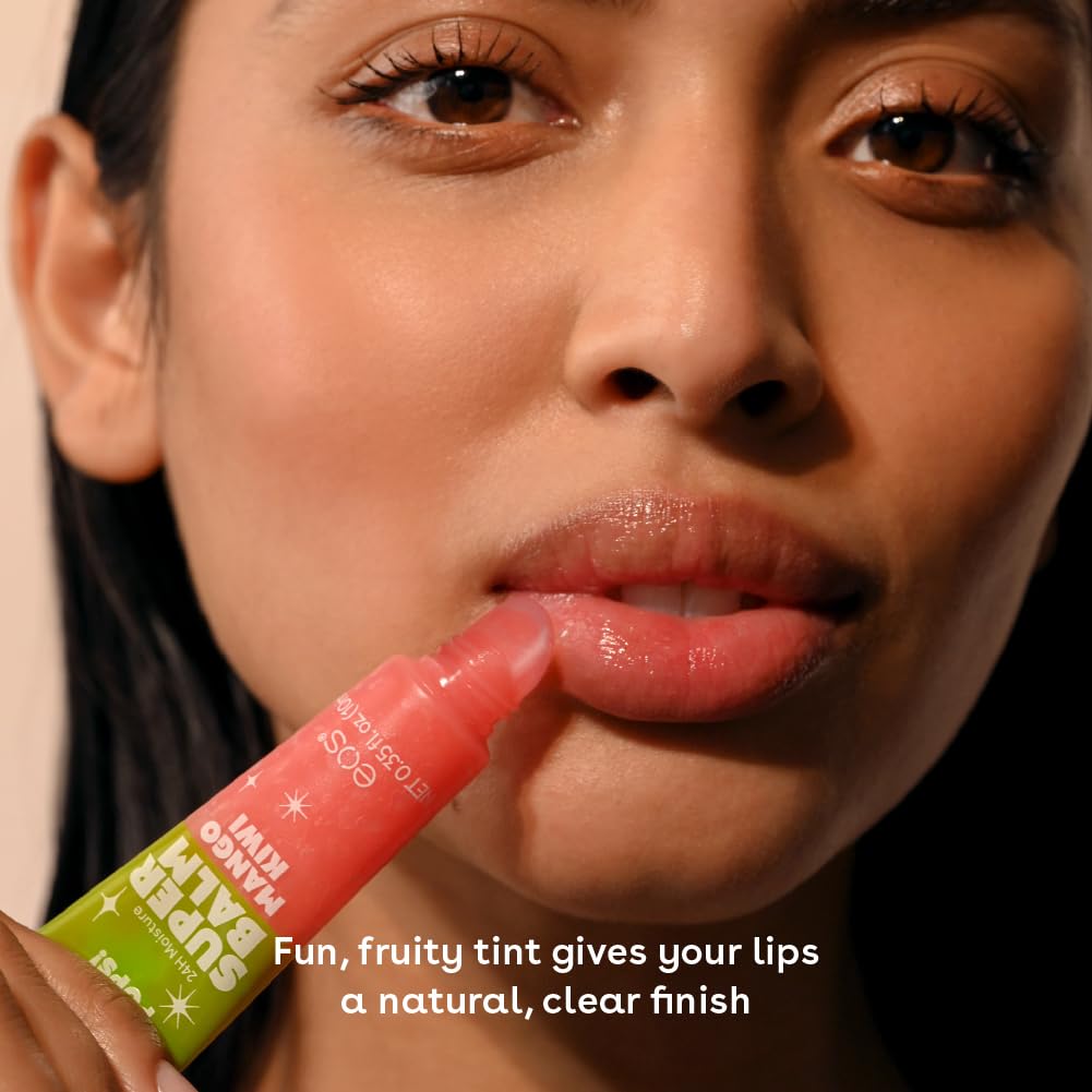 eos 24H Moisture Super Balm- Mango Kiwi, Limited-Edition Lip Mask, Lip Butter, 0.35 fl oz