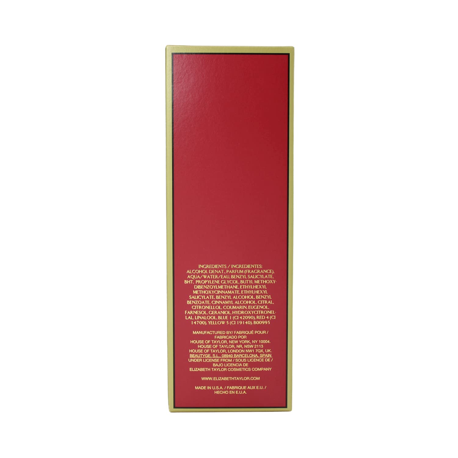 Elizabeth Taylor Diamonds & Rubies Ladies Byelizabeth Taylor - Edt Spray 3.3 Oz