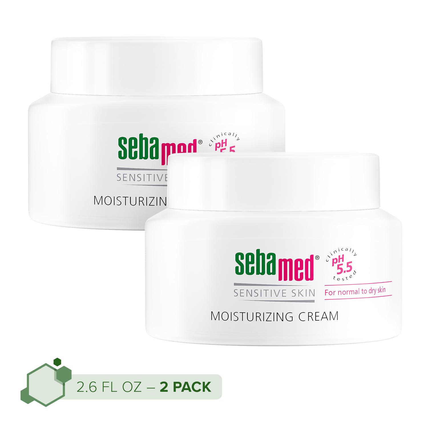 Sebamed Moisturizing Face Cream Dermatologist Recommended For Sensitive Skin With Vitamin E 2.6 Fluid Ounces (75 Milliliters) 2-