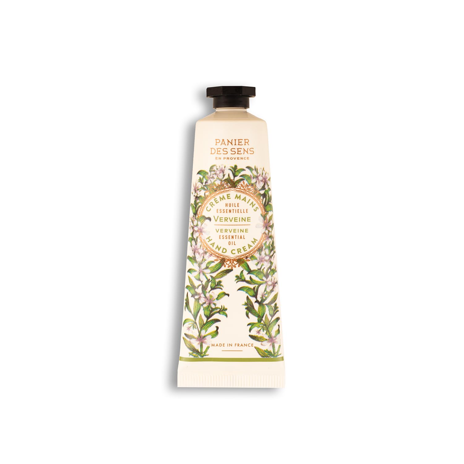 Panier des Sens - Hand Cream for Dry Cracked Hands and Skin - Verbena Mini Hand Lotion, Moisturizer, Mask - With Shea Butter and