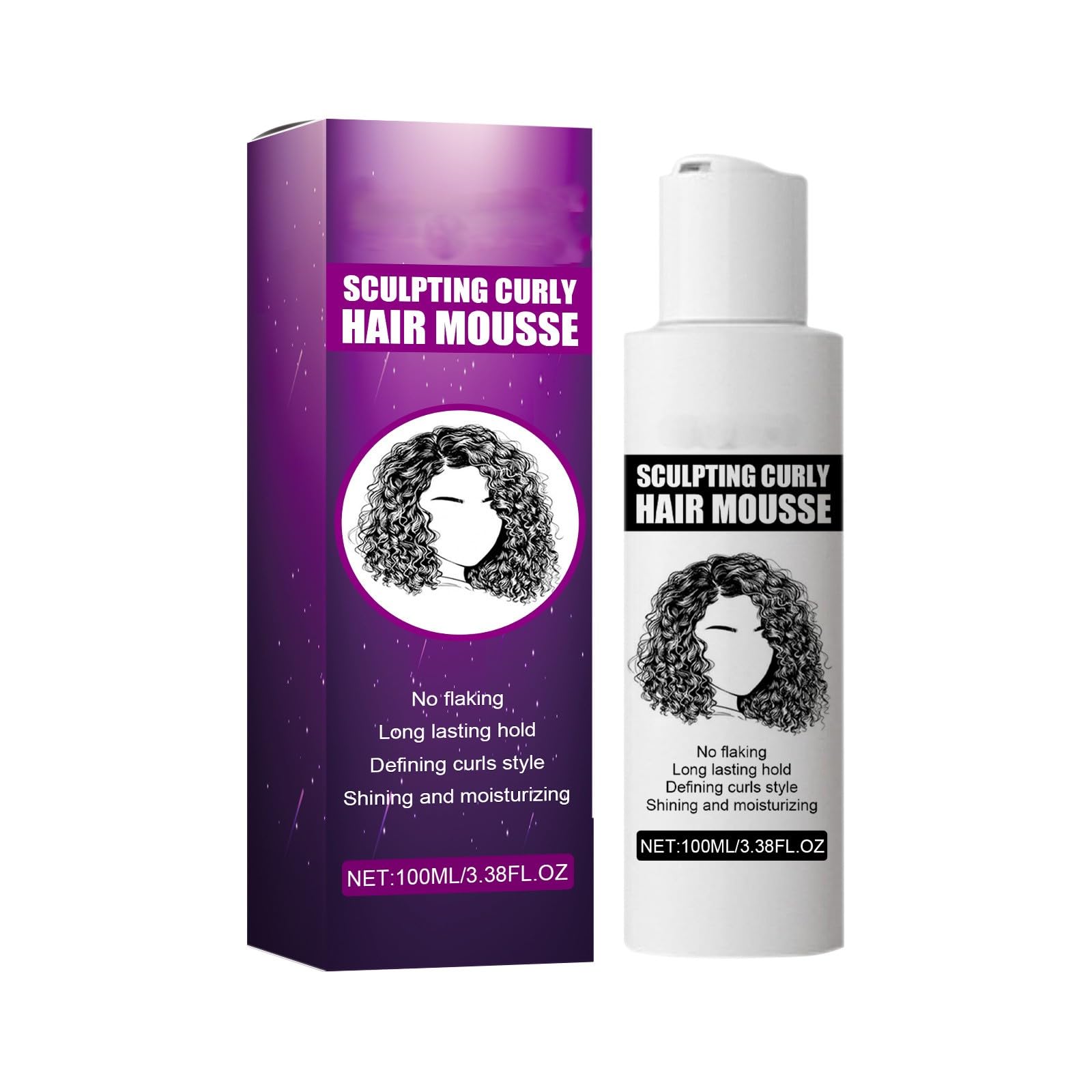 Viareline Sculpting Curly Hair Mousse, 100 ml