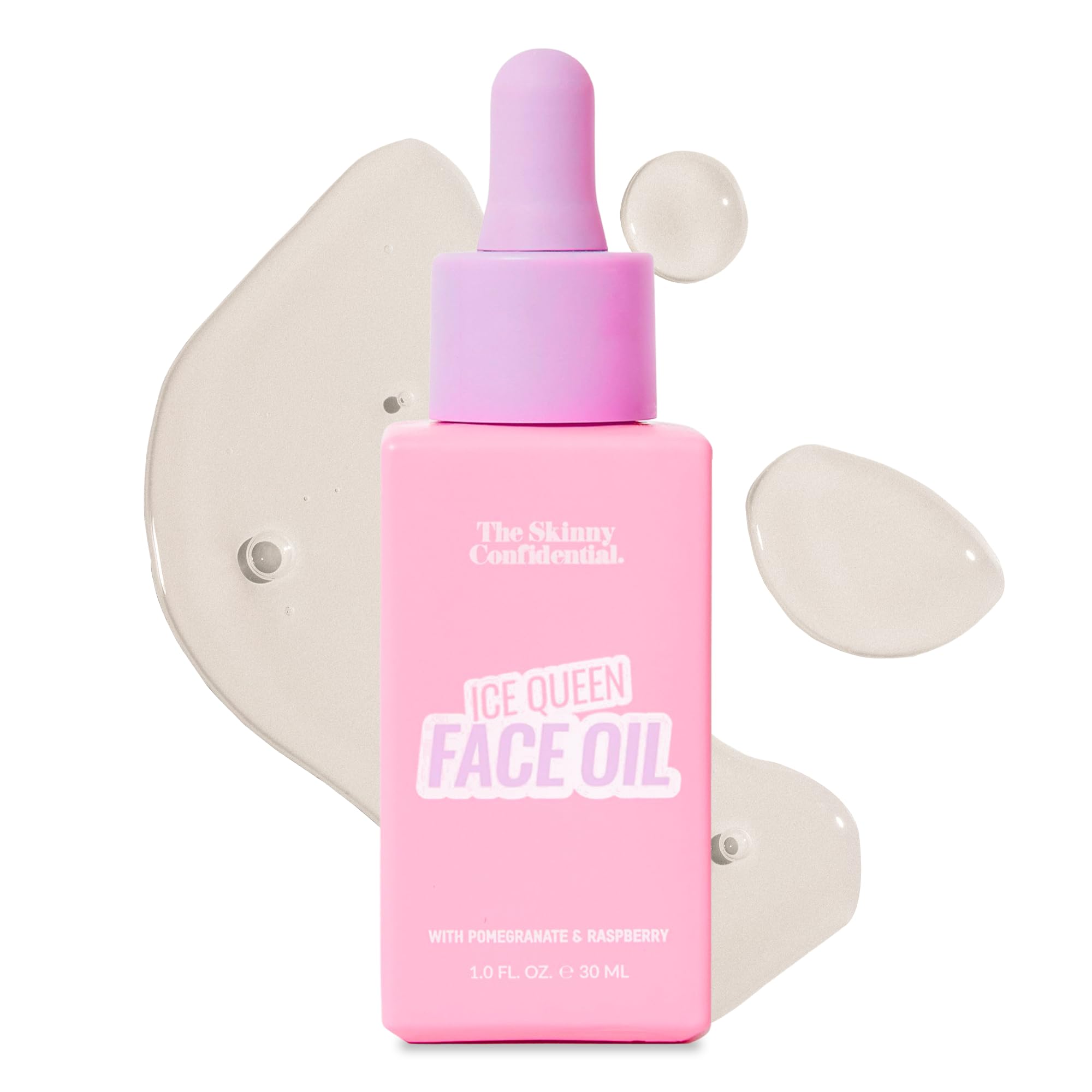 The Skinny Confidential Depuffing Face Oil - Lightweight Multi-Purpose Facial Moisturizer for Healthy Glowing Skin - Hydrates & 