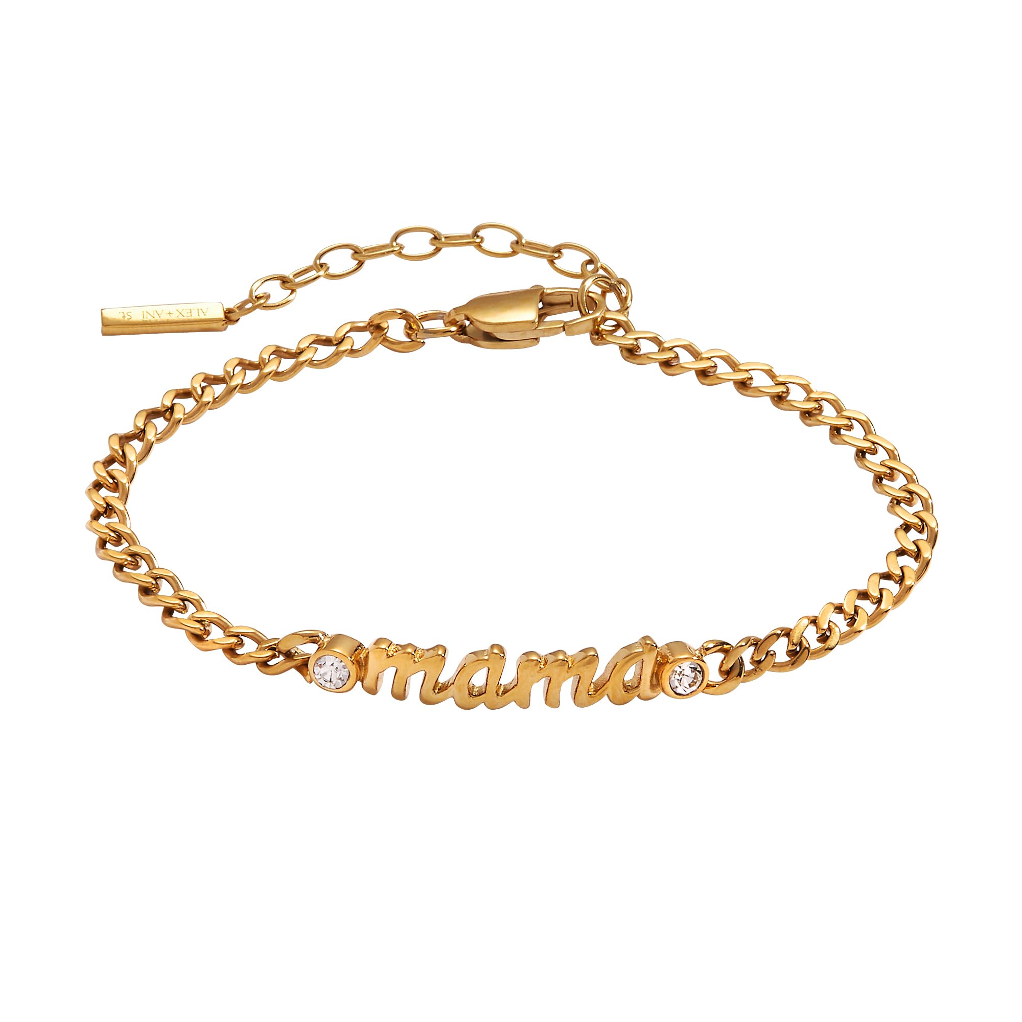 Alex and Ani Mama Curb Chain Bracelet