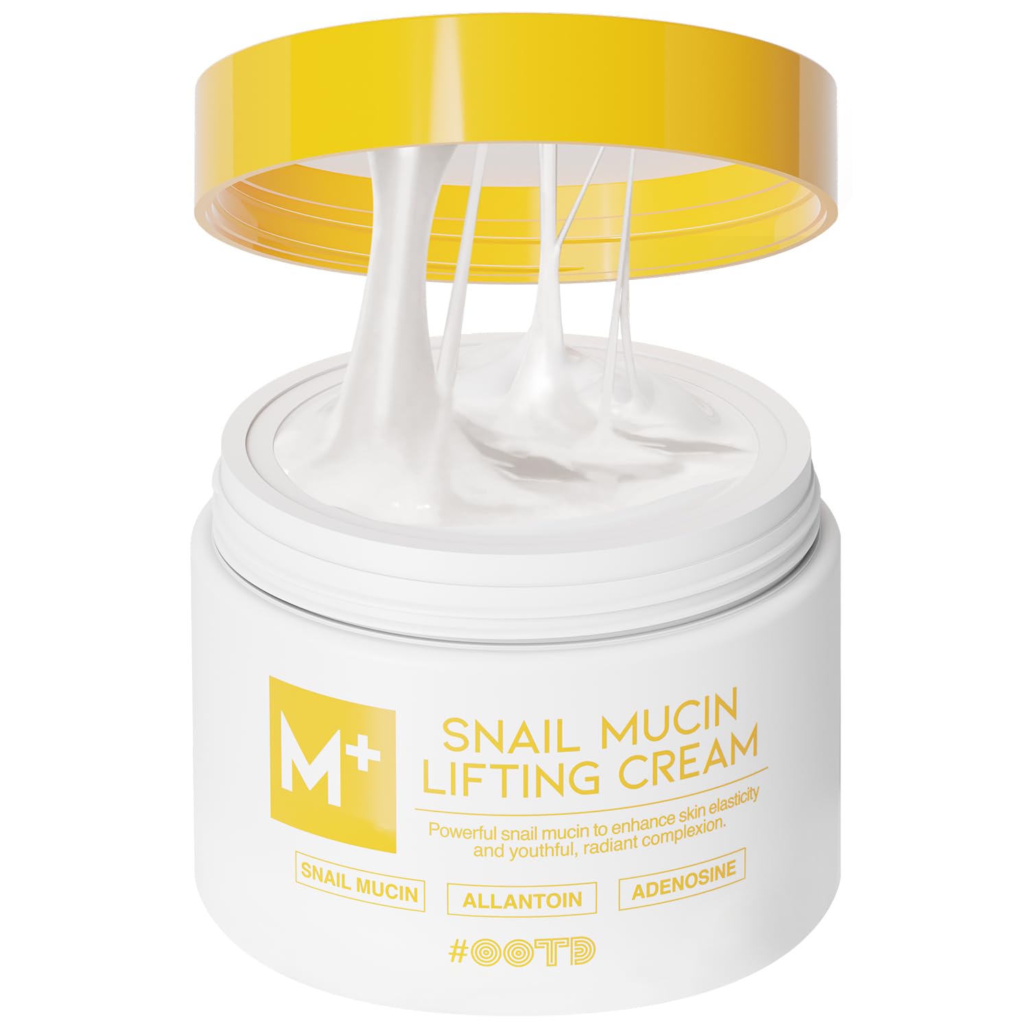 #Ootd Snail Mucin Moisturizer Cream For Face, Lifting & Deep Hydrating Ceam For Face And Neck, Anti Aging, Smoothing, Korean Ski