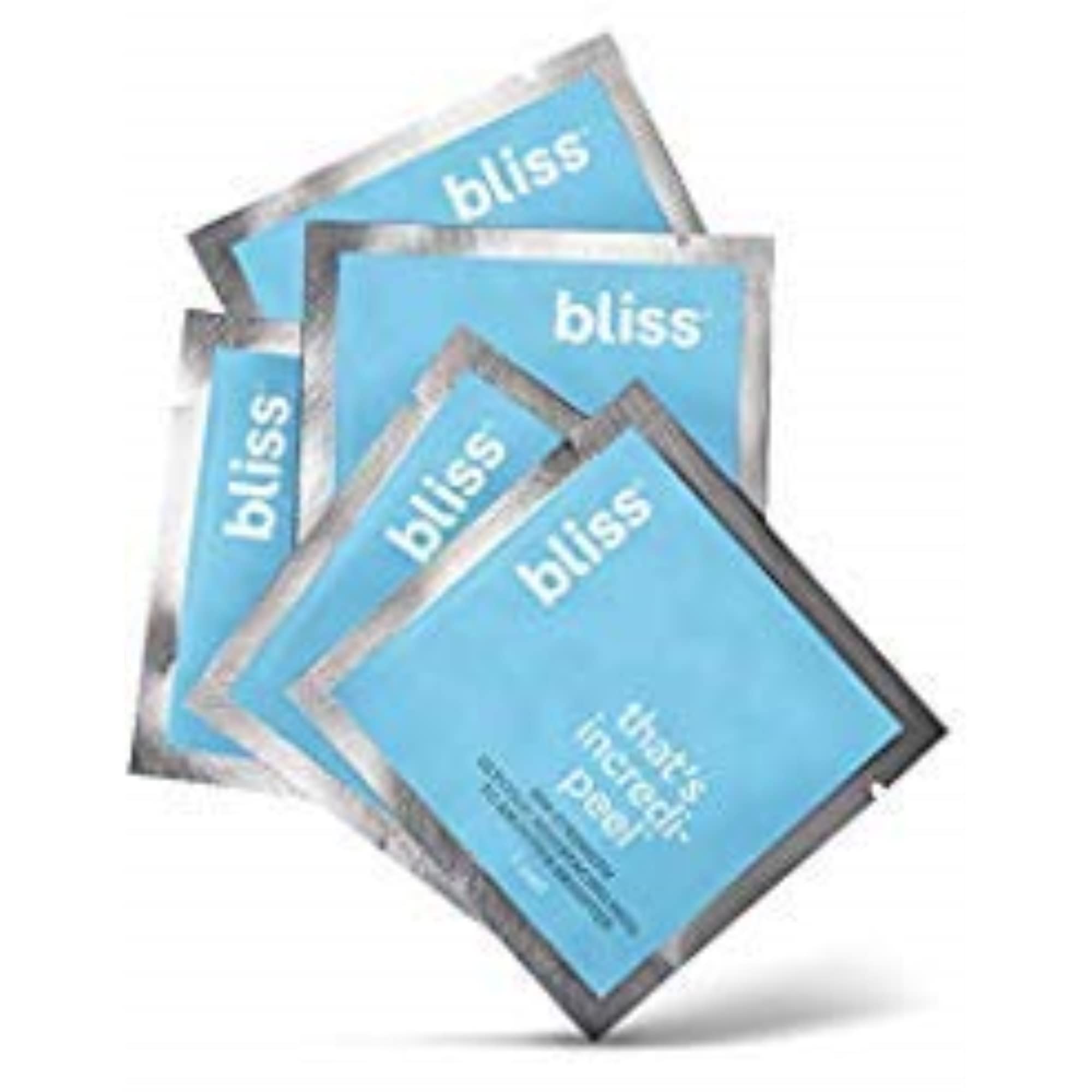 Bliss That's Incredi-Peel Glycolic Resurfacing Facial Pads - 5 ct - Single-Step Pads for Exfoliating and Brightening - Targets F