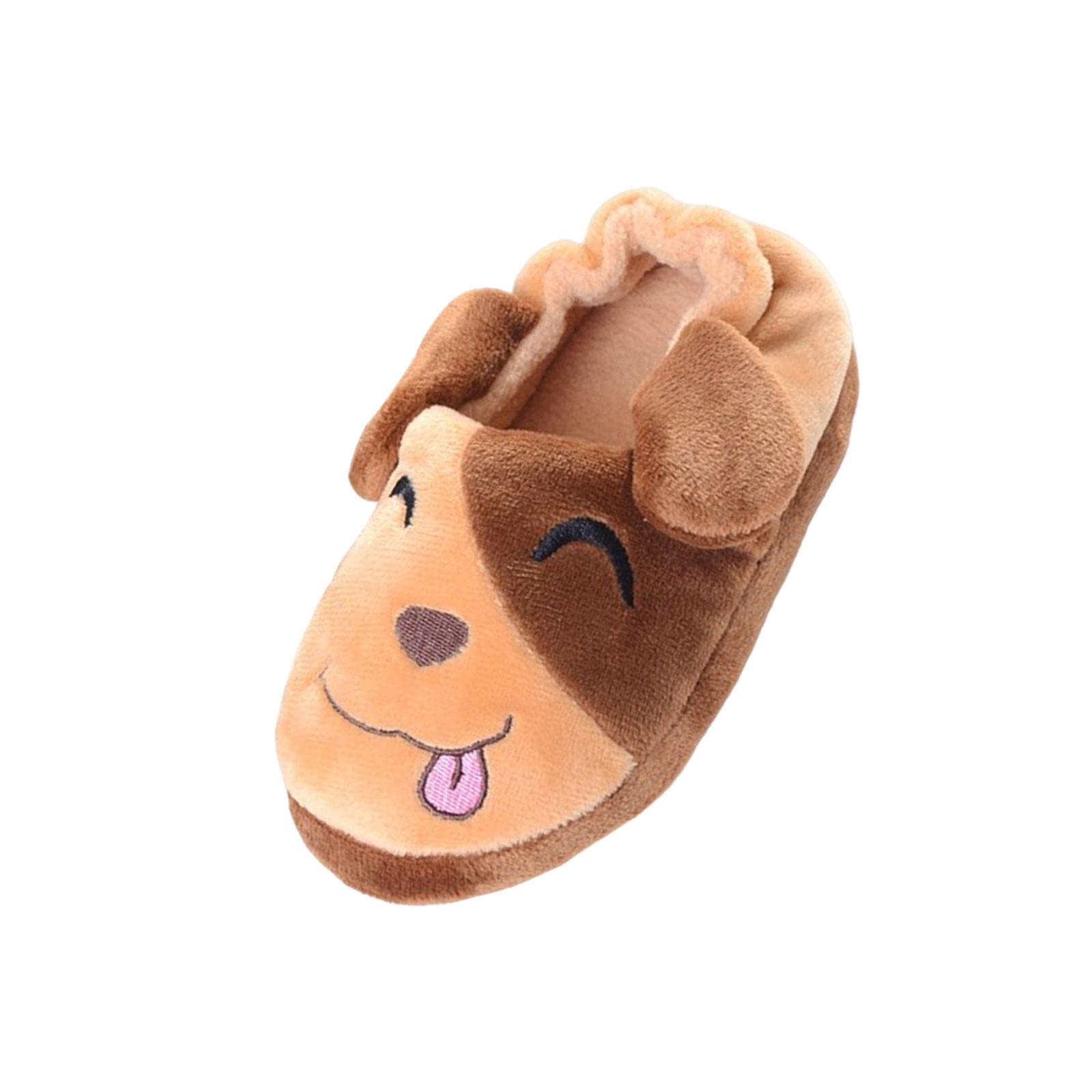 Atorse Animal Kid House Slippers Slip On Shoes Casual Nonslip Winter Warm Shoes 19.5Cm