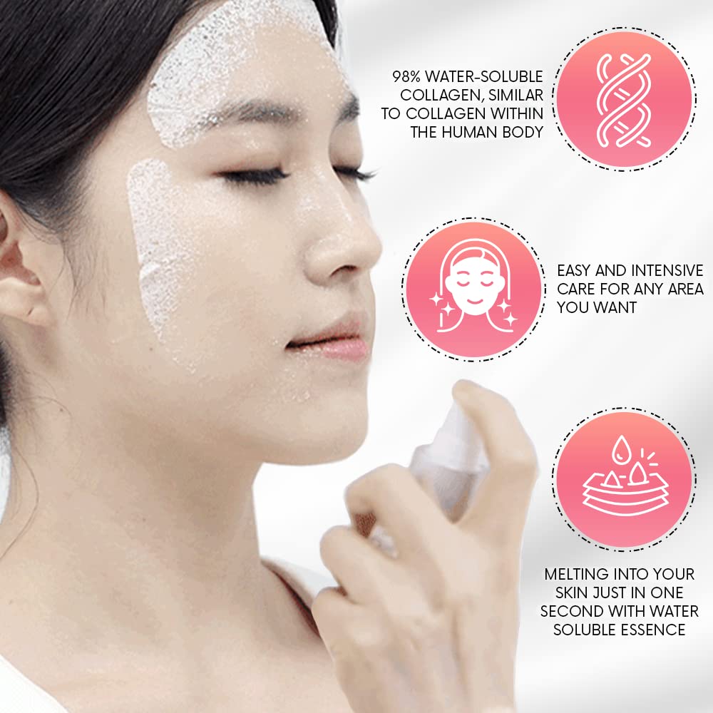 Beaudiani Hydrating Collagen Patch For Eyes, Cheeks, Forehead, Soluble Collagen Film For Face, Dissolving Wrinkle Patches, Skinc