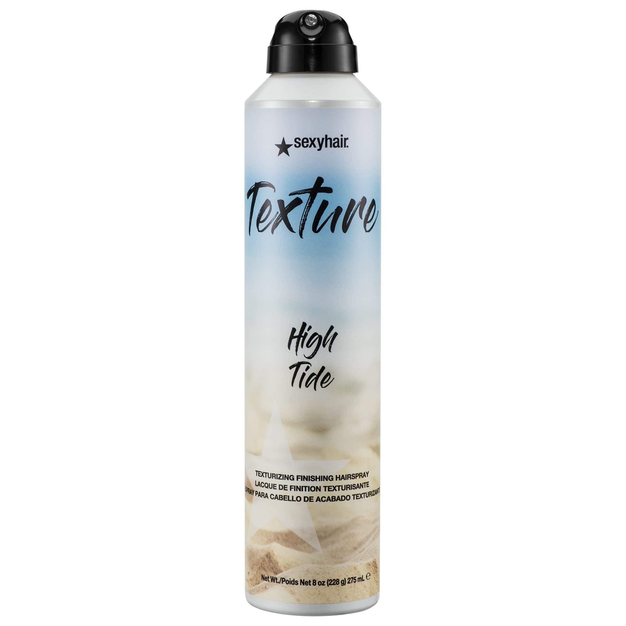 SexyHair Texture High Tide Texturizing Finishing Hairspray, 8 Oz | Maintains Natural Shine | Up to 24 Hour Humidity Resistance |